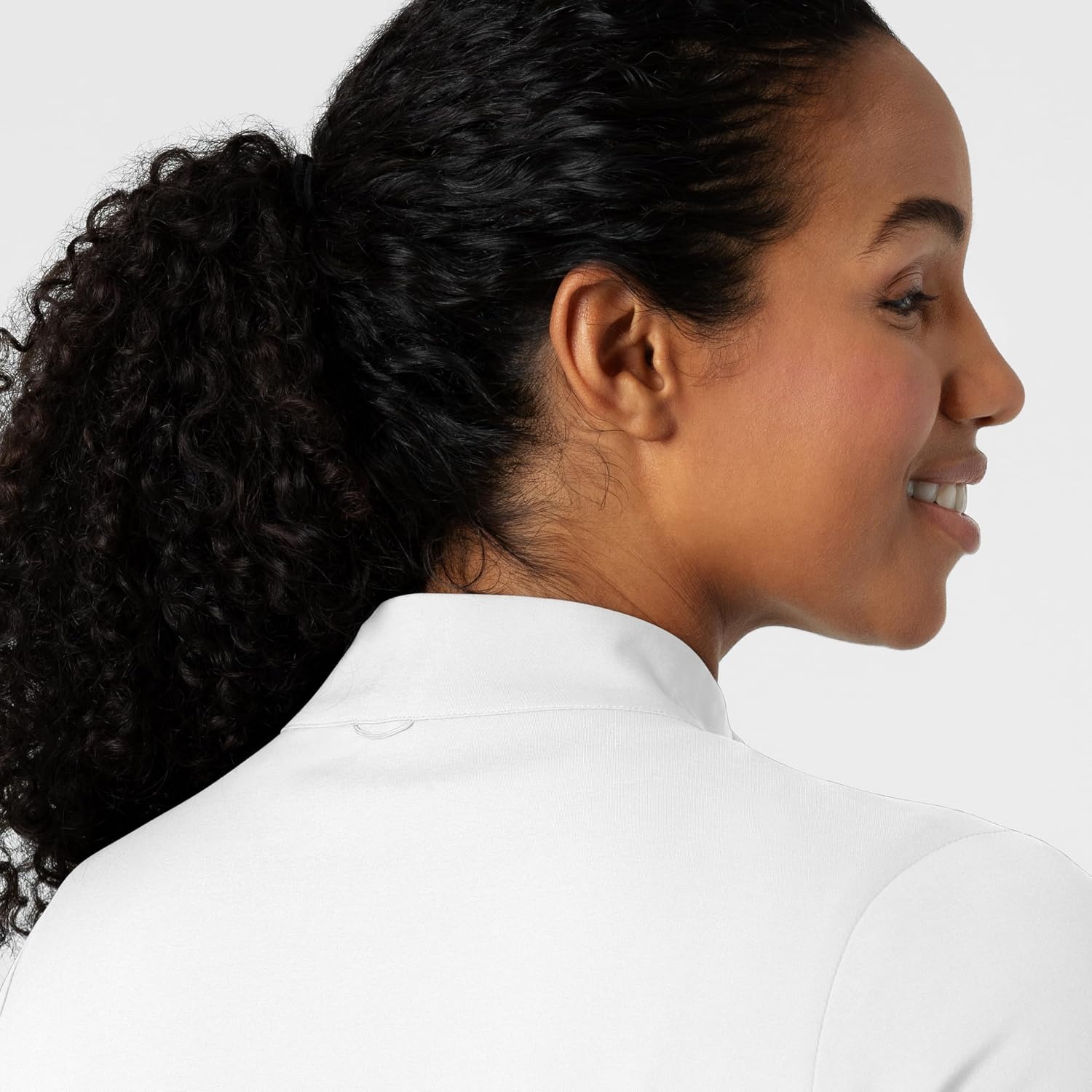 WINK Boundless Women’s Warm Up Scrub Jacket(White)