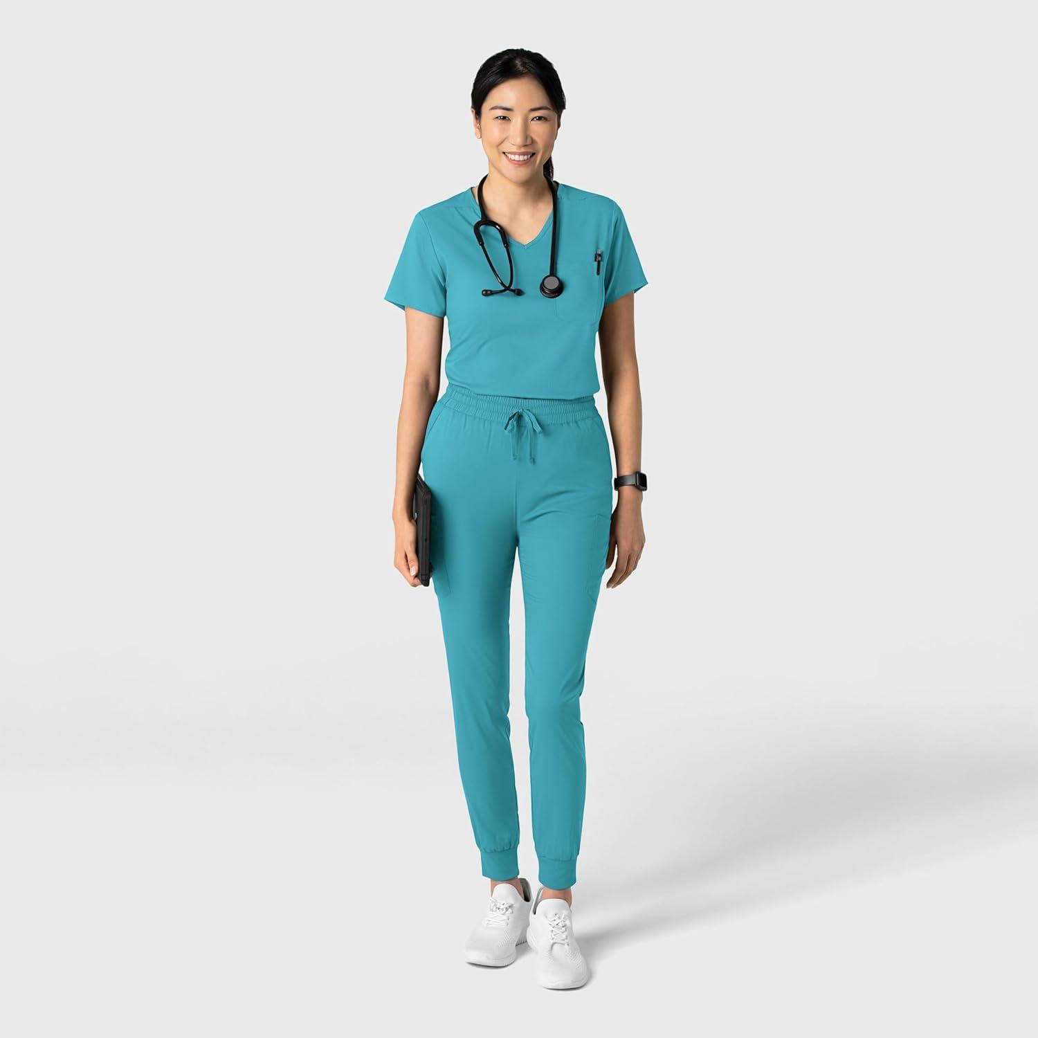 Wink Womens Scrub Top(Teal)