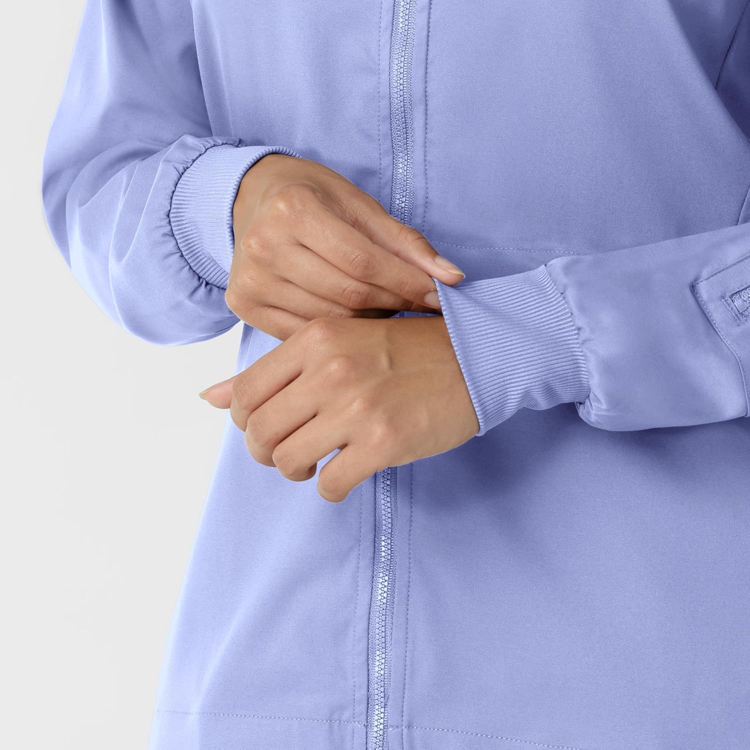 WINK Boundless Women’s Warm Up Scrub Jacket(Ceil Blue)