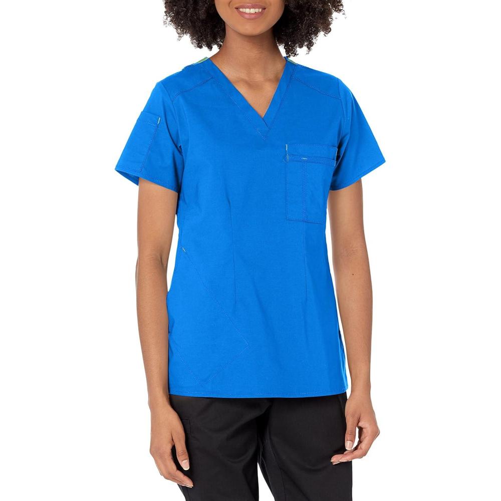 WonderWink Womens Women’s Joy V-nk Tuck-in TWomen’s Joy V-Nk Tuck-in T(Royal)