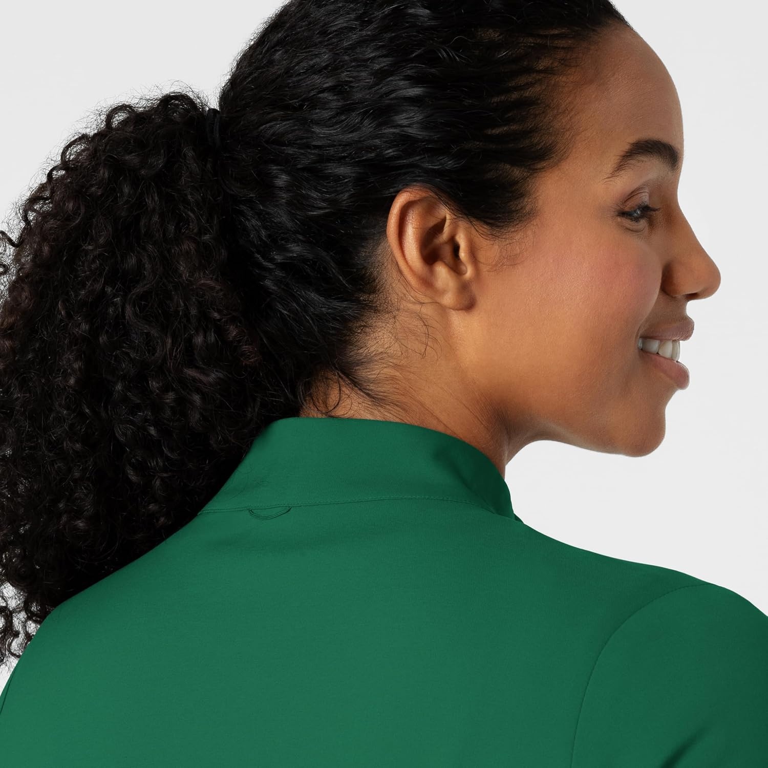 WINK Boundless Women’s Warm Up Scrub Jacket(Hunter)
