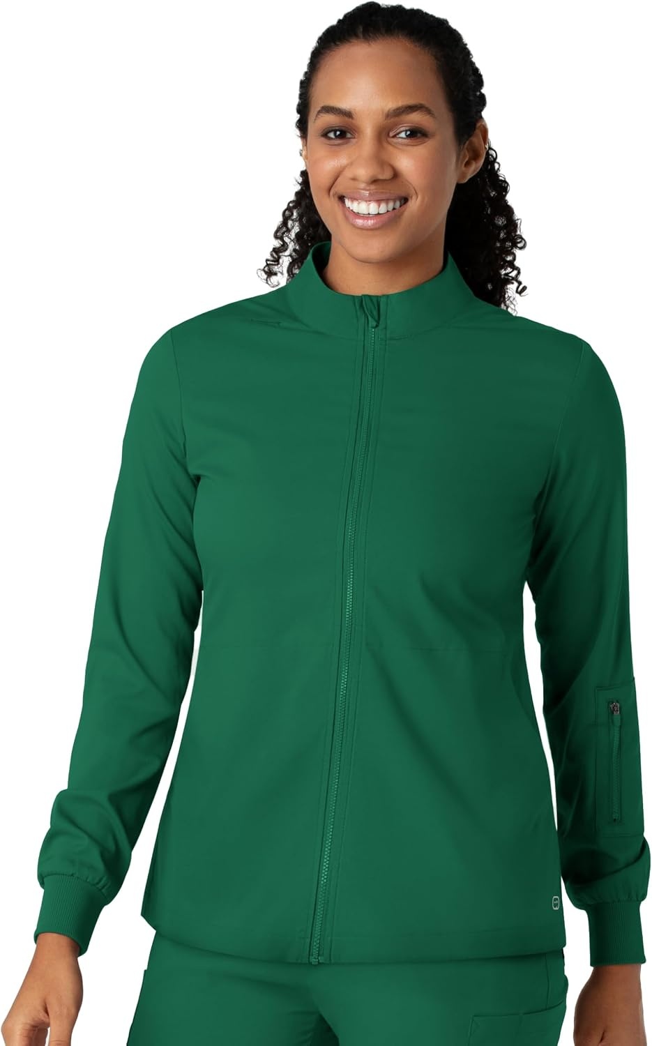 WINK Boundless Women’s Warm Up Scrub Jacket(Hunter)