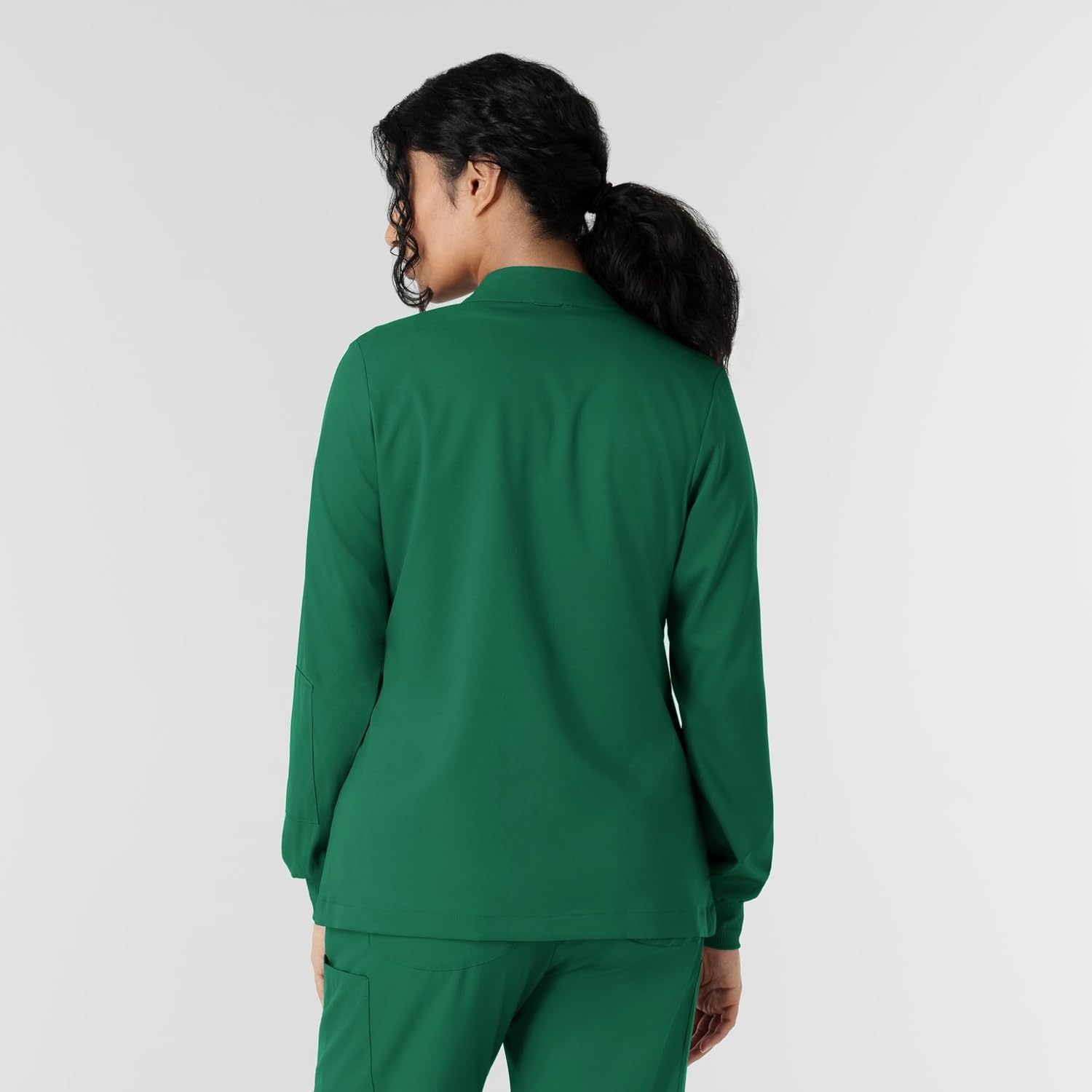 WINK Boundless Women’s Warm Up Scrub Jacket(Hunter)