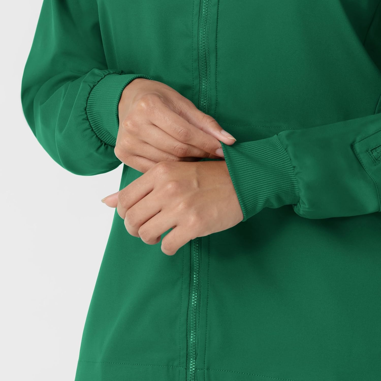 WINK Boundless Women’s Warm Up Scrub Jacket(Hunter)