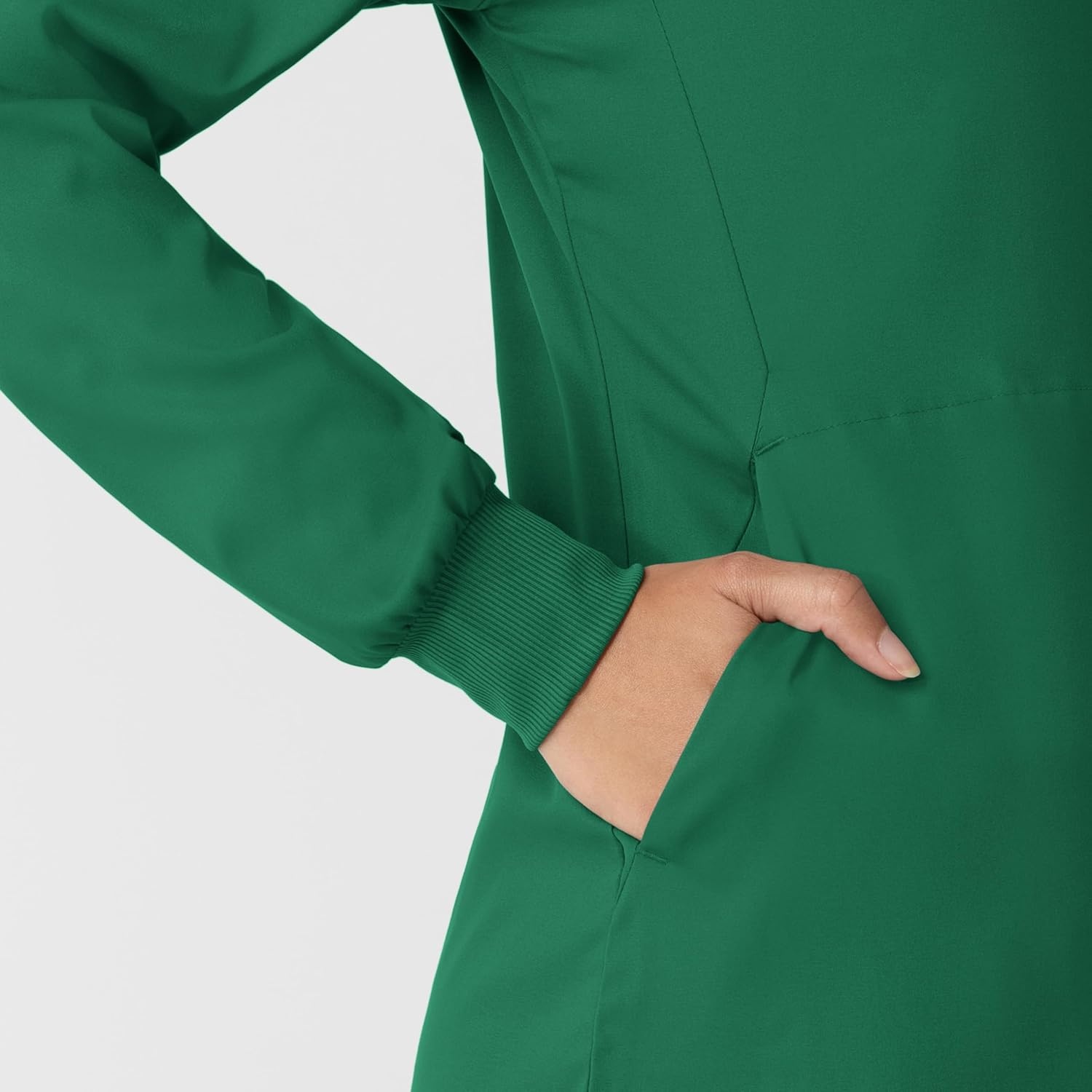 WINK Boundless Women’s Warm Up Scrub Jacket(Hunter)