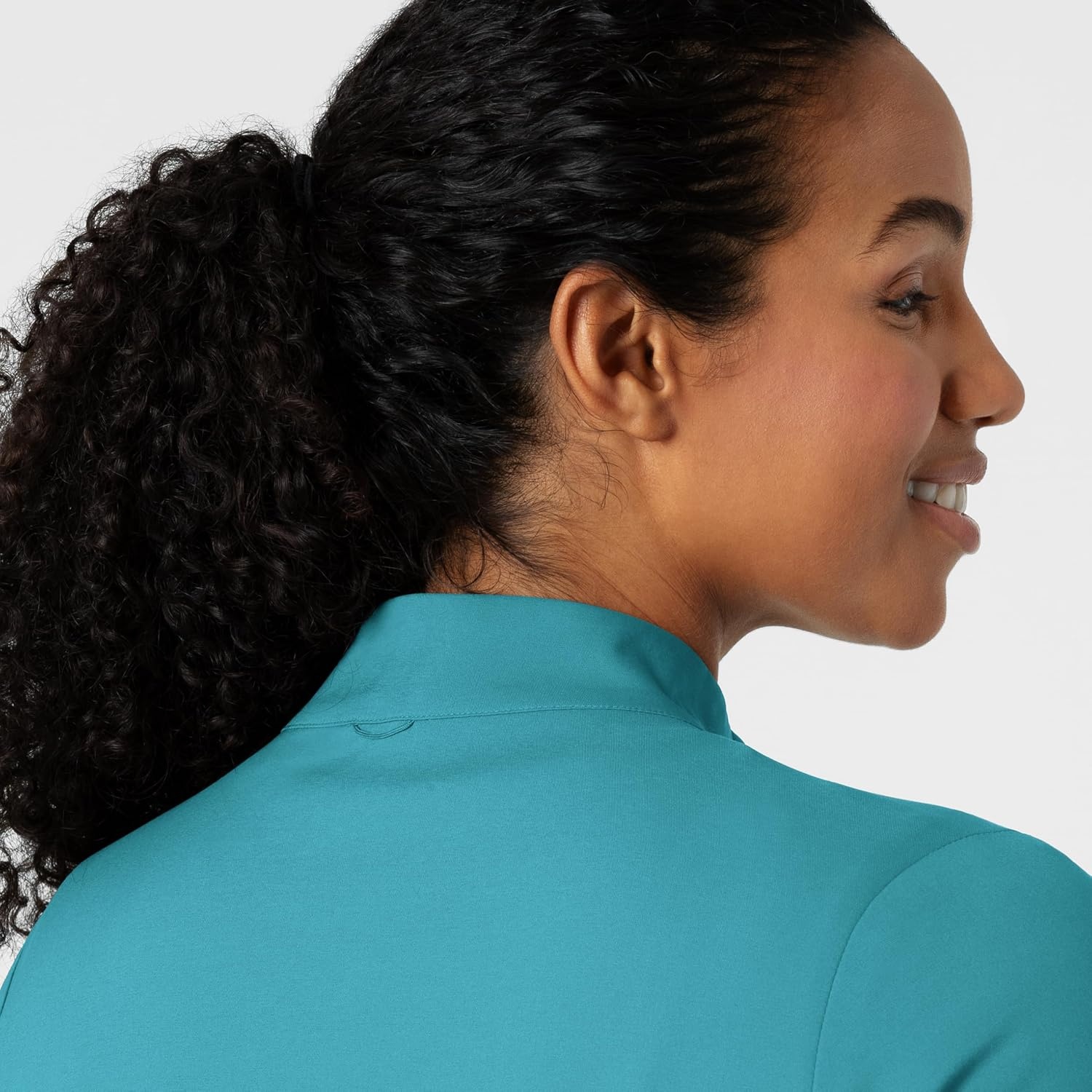 WINK Boundless Women’s Warm Up Scrub Jacket(Teal)