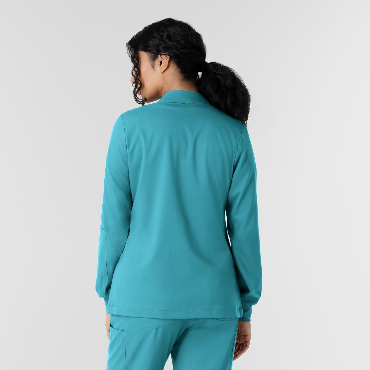 WINK Boundless Women’s Warm Up Scrub Jacket(Teal)