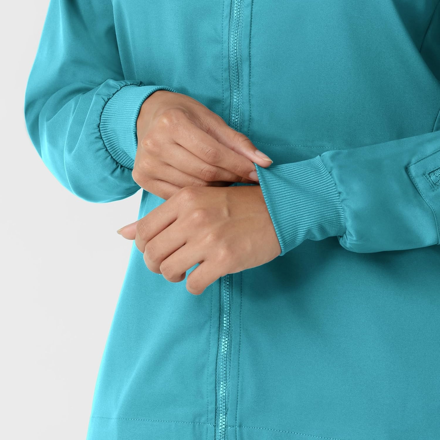 WINK Boundless Women’s Warm Up Scrub Jacket(Teal)