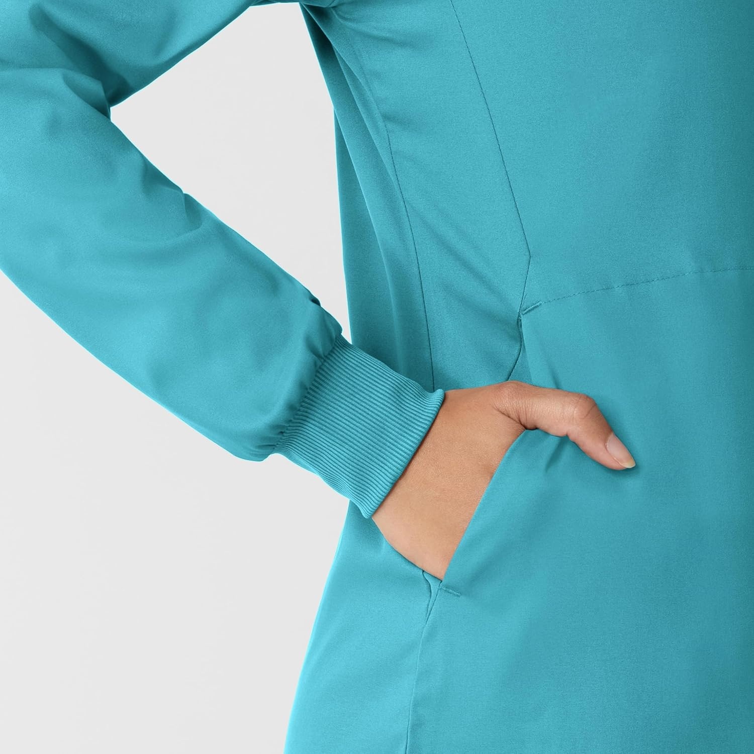 WINK Boundless Women’s Warm Up Scrub Jacket(Teal)