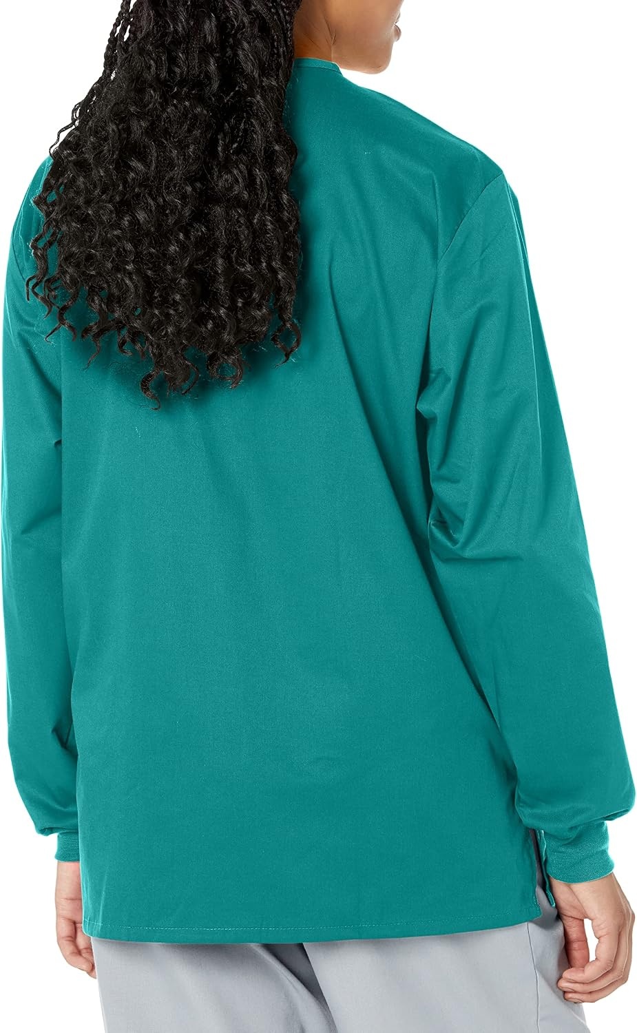 WonderWink Unisex Adult Unisex Snap Front Jacket(Caribbean Blue)