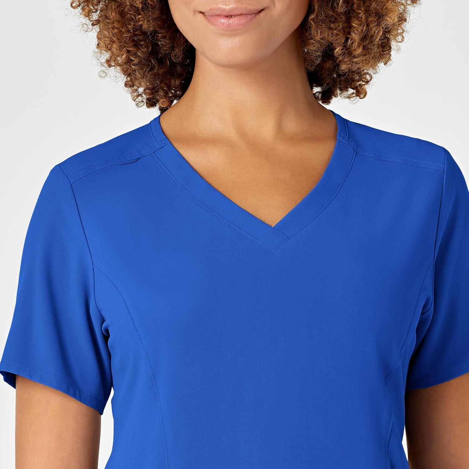 WonderWink womens Renew Women’s V-neck Top Medical Scrubs, Royal, X-Small US