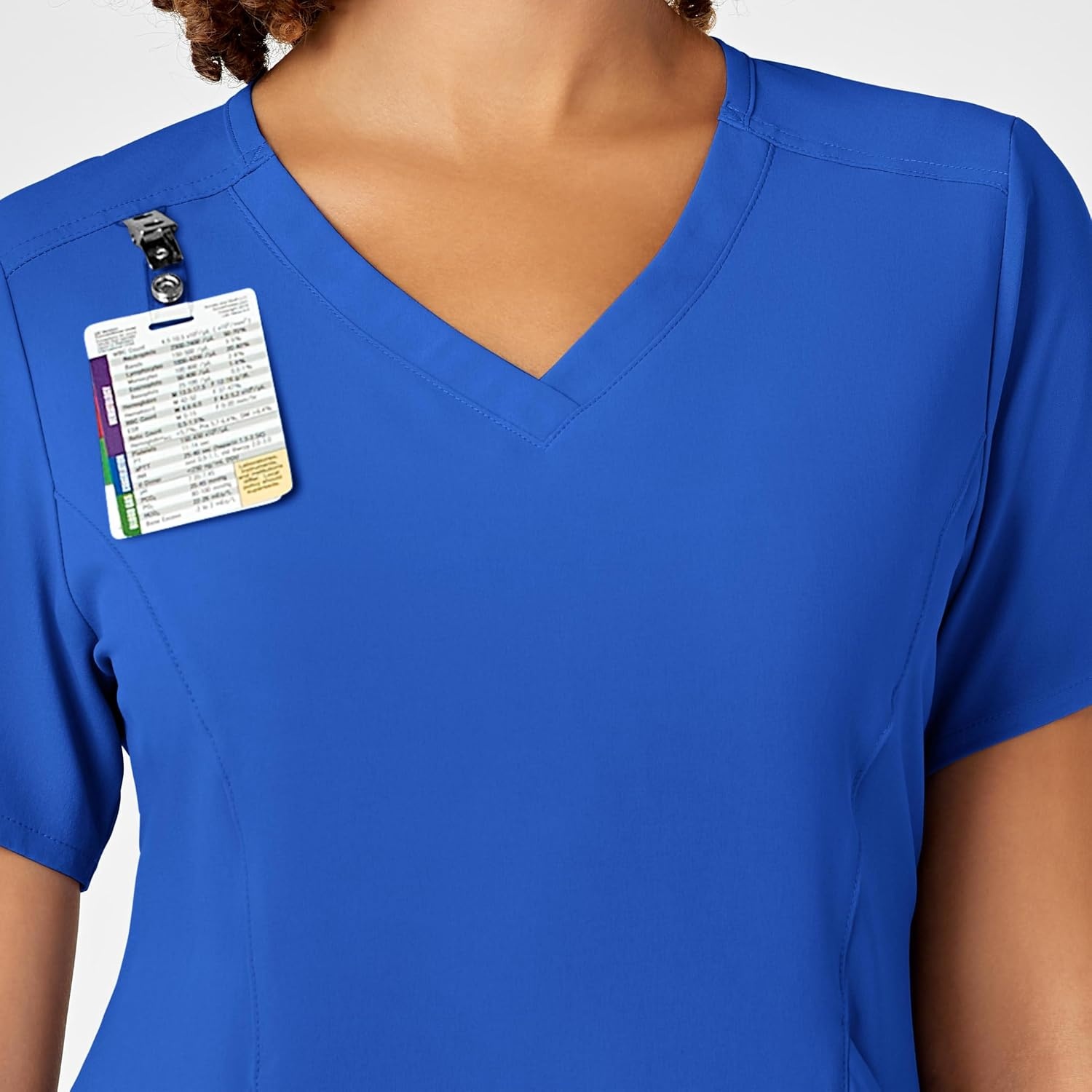 WonderWink womens Renew Women’s V-neck Top Medical Scrubs, Royal, X-Small US