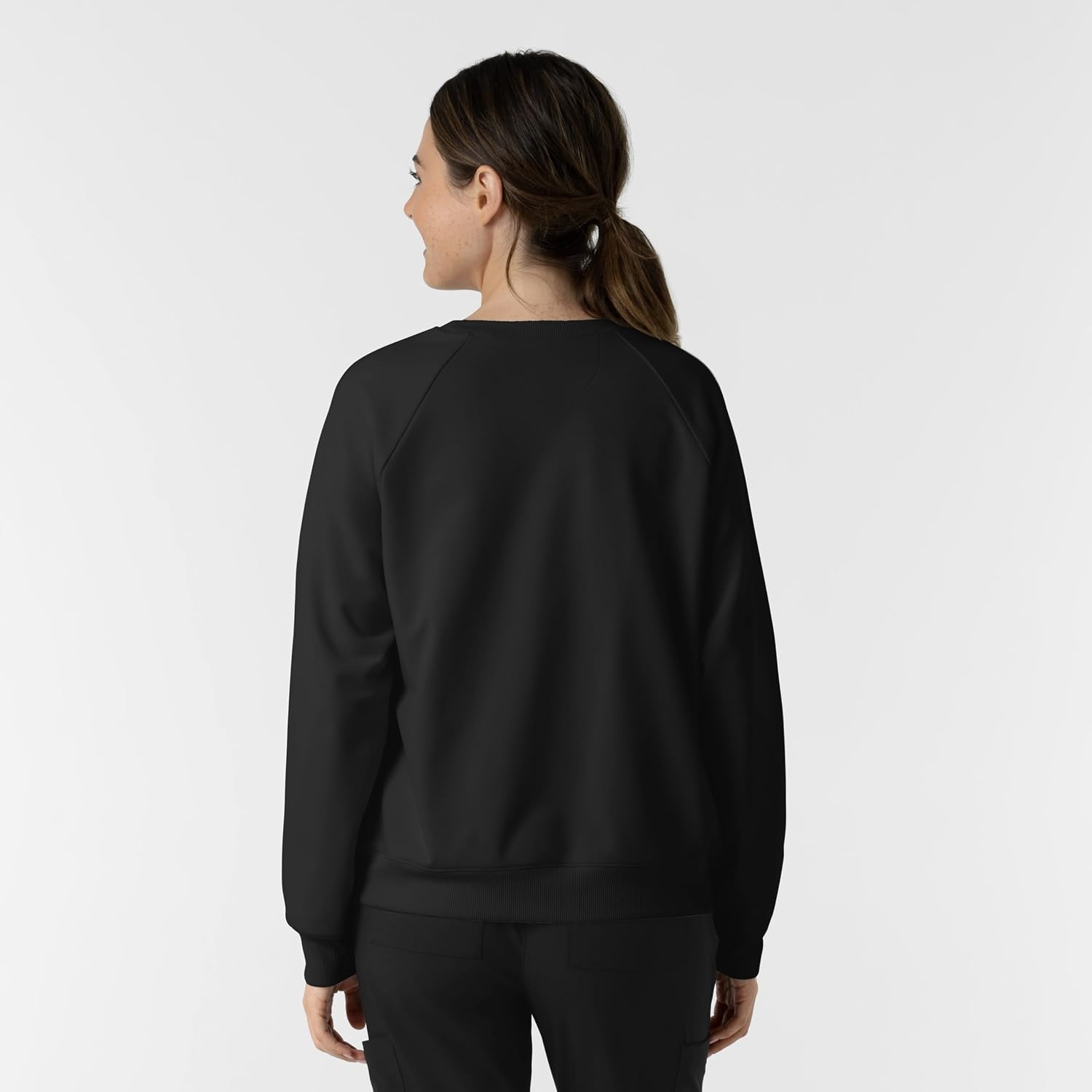 WINK Women’s Women’s Pullover Sweatshirt(Black)