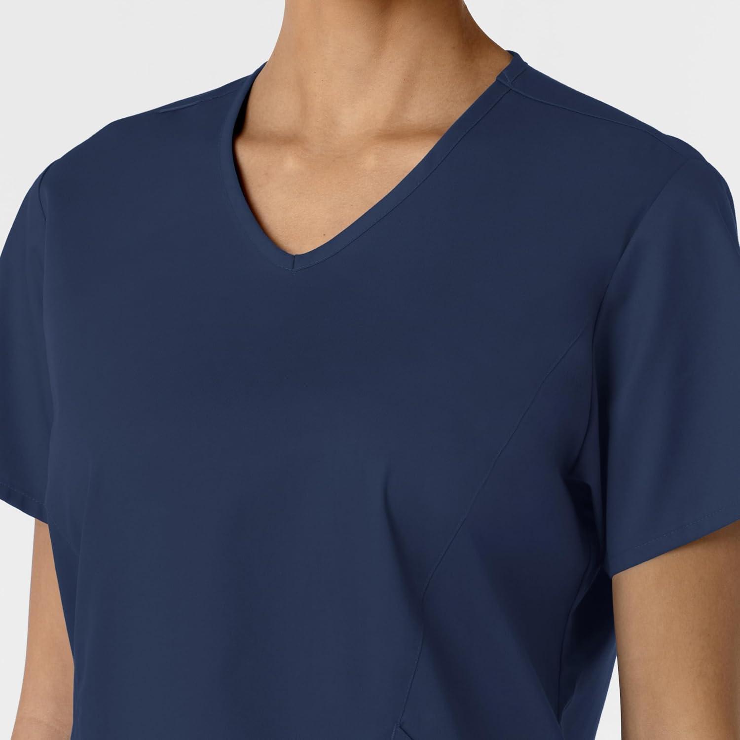 WINK Womens Scrub Top(Navy)