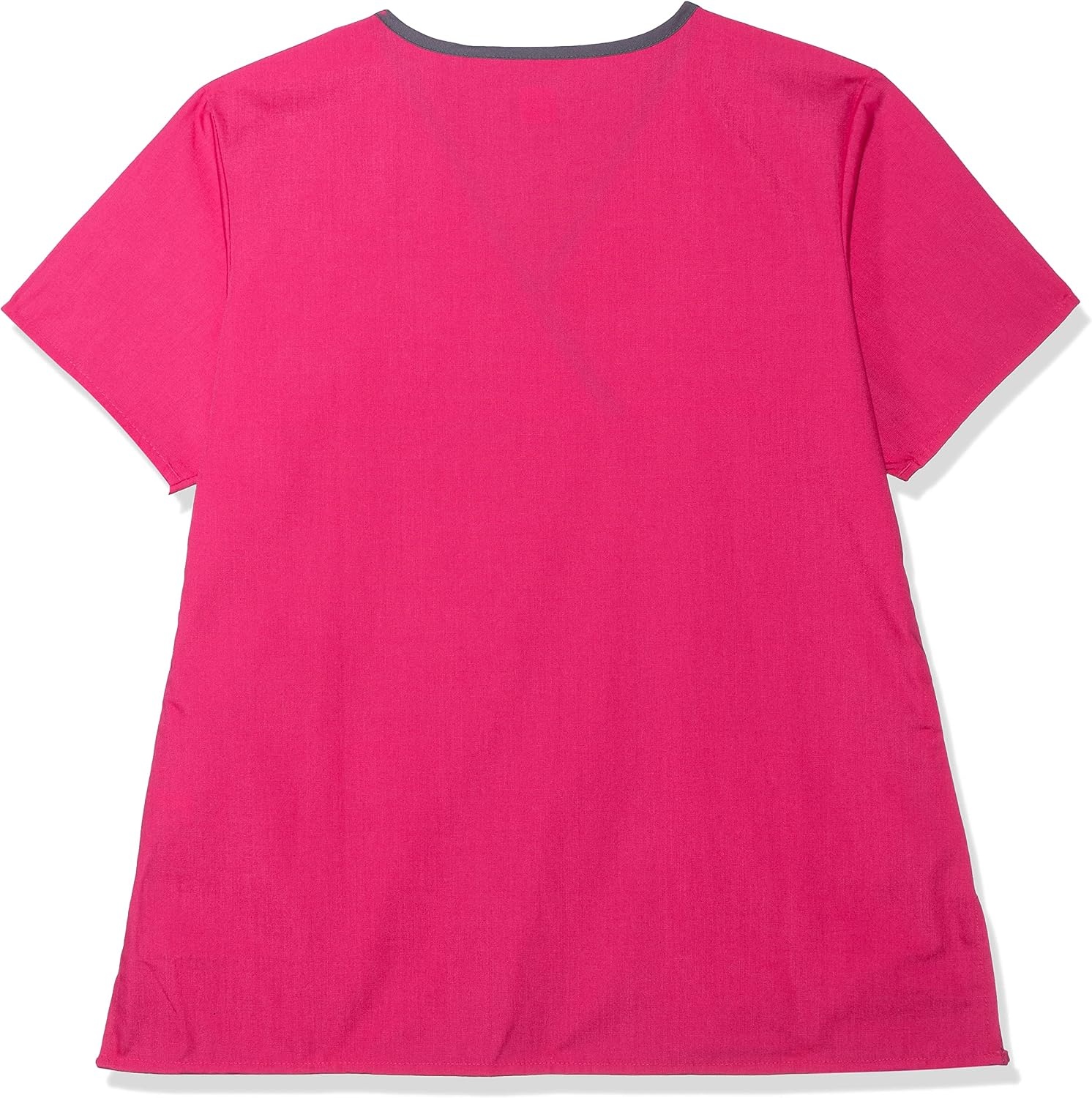 WonderWink Women’s Scrubs Charlie 5 Pocket Y-Neck Wrap Top, Hot Pink, XX-Large