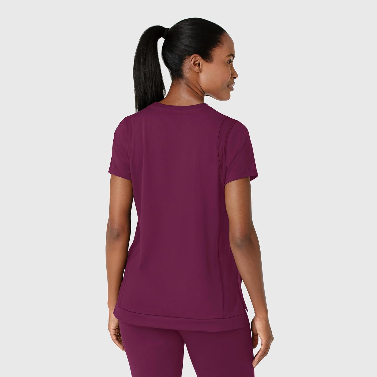 Wink Womens Scrub Top(Wine)