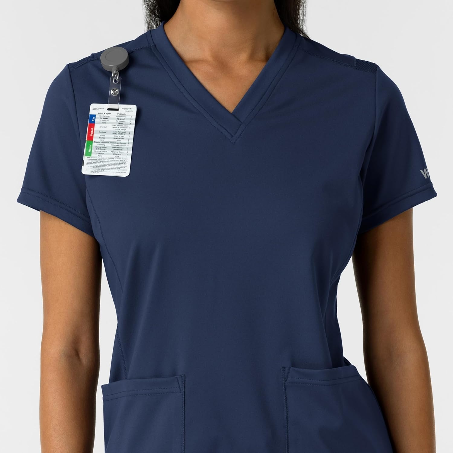 Wink Women’s Women’s 2-Pocket Scrub Top(Navy)