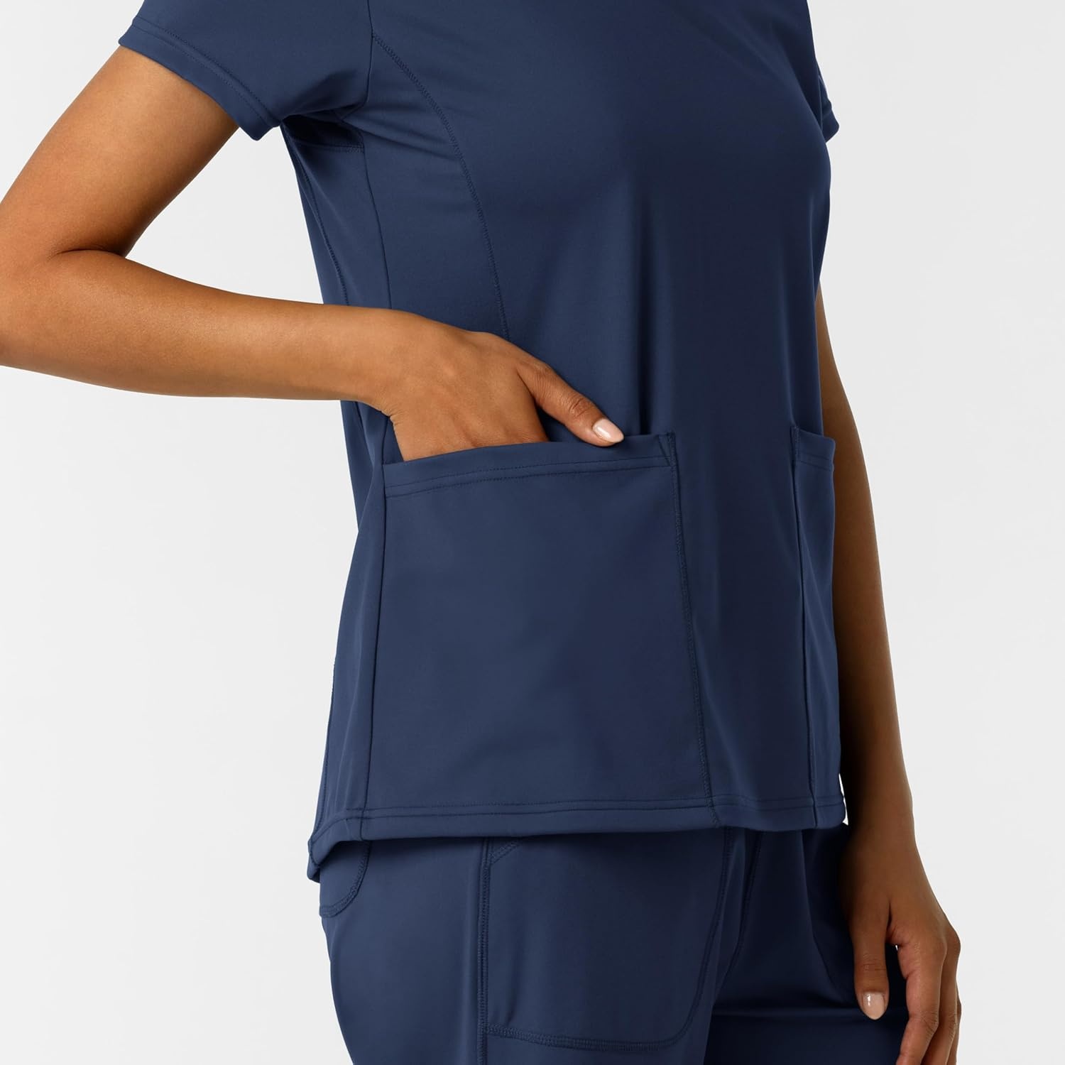 Wink Women’s Women’s 2-Pocket Scrub Top(Navy)