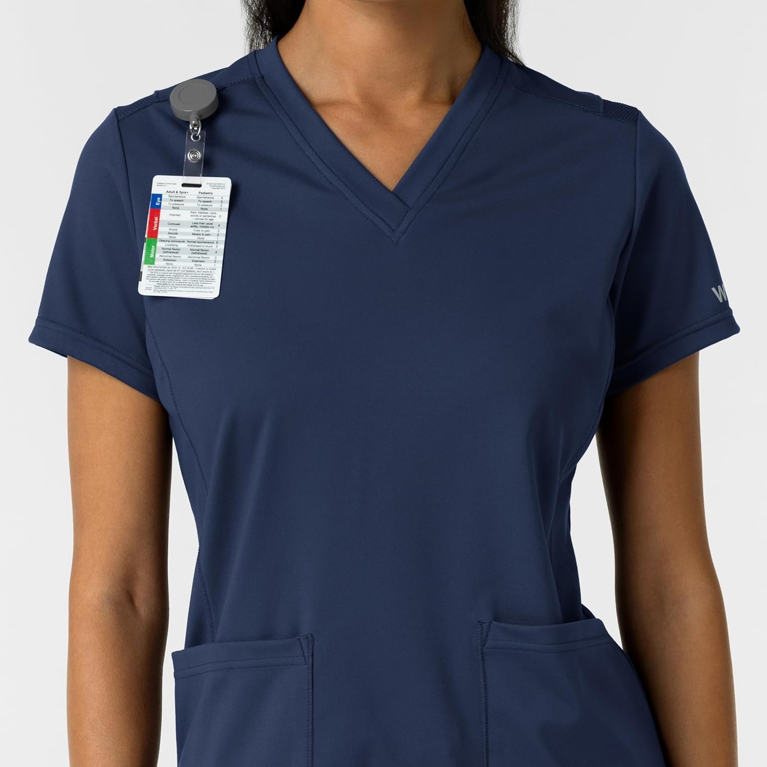 Wink Women’s Women’s 2-Pocket Scrub Top(Navy)