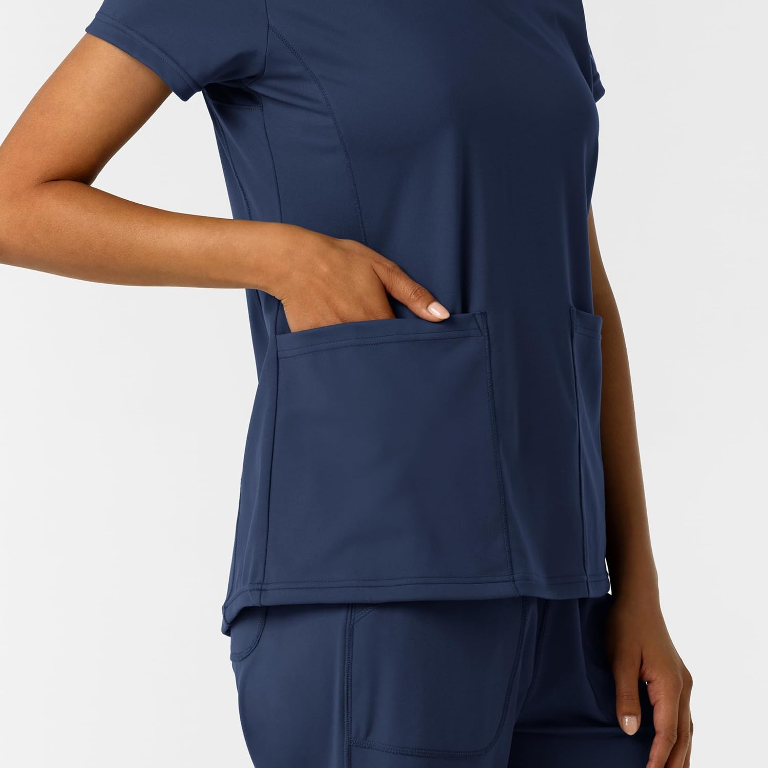 Wink Women’s Women’s 2-Pocket Scrub Top(Navy)