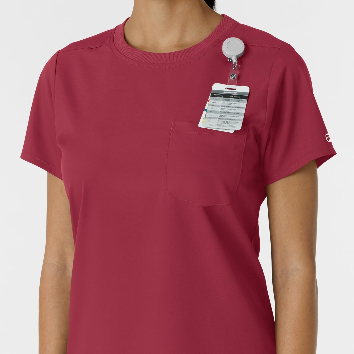 Wink Boundless Women’s Classic Scrub Tee(Ruby)