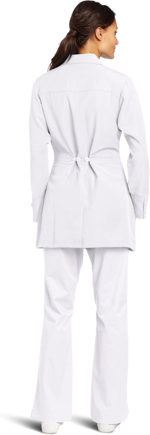 WonderWink Women’s Utility Girl Stretch Lab Coat(White)