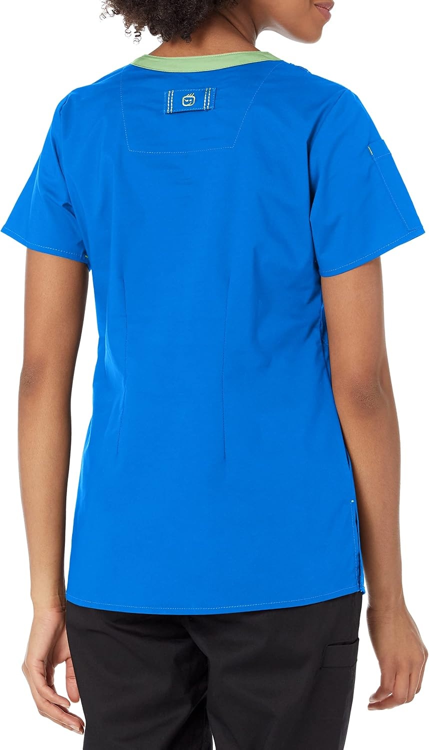 Wink WonderFLEX Women’s V-Neck Tuck-in Scrub Top(Royal)