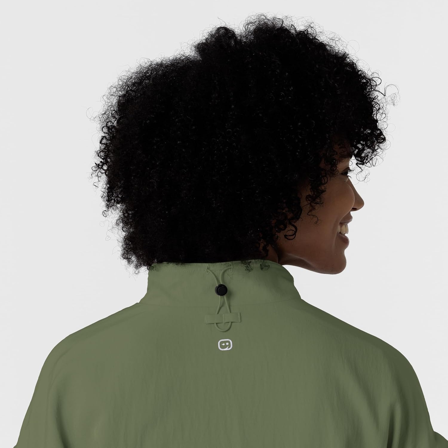 WINK Women’s Women’s Breezebreaker Scrub Jacket(Olive)