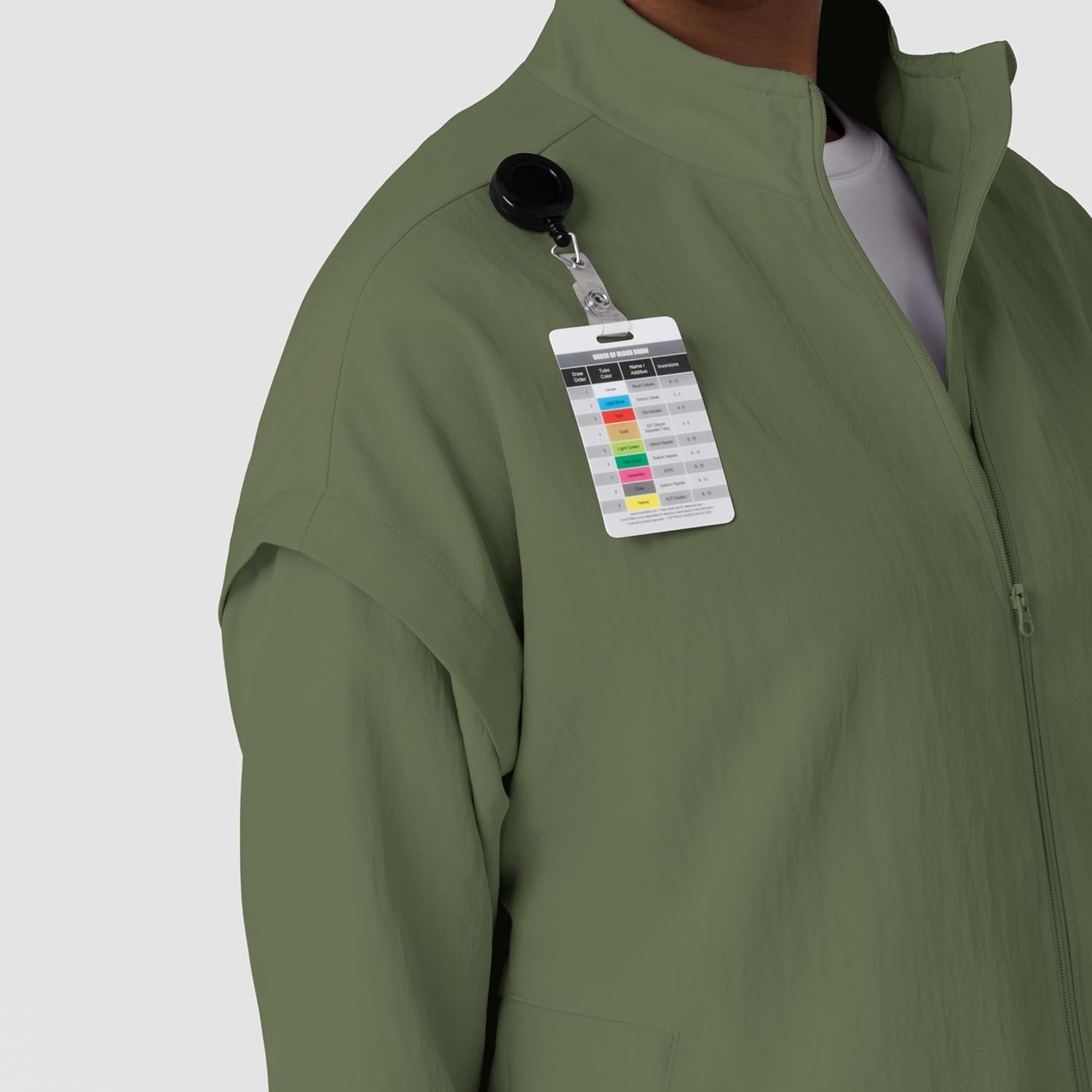 WINK Women’s Women’s Breezebreaker Scrub Jacket(Olive)