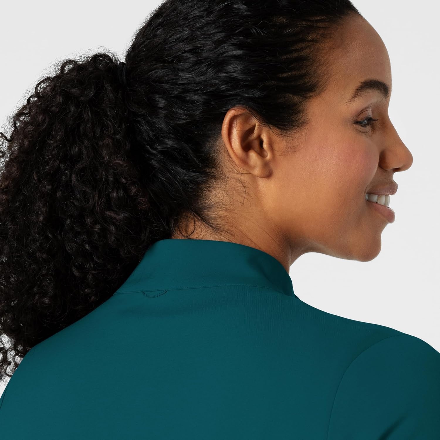 WINK Boundless Women’s Warm Up Scrub Jacket(Caribbean)