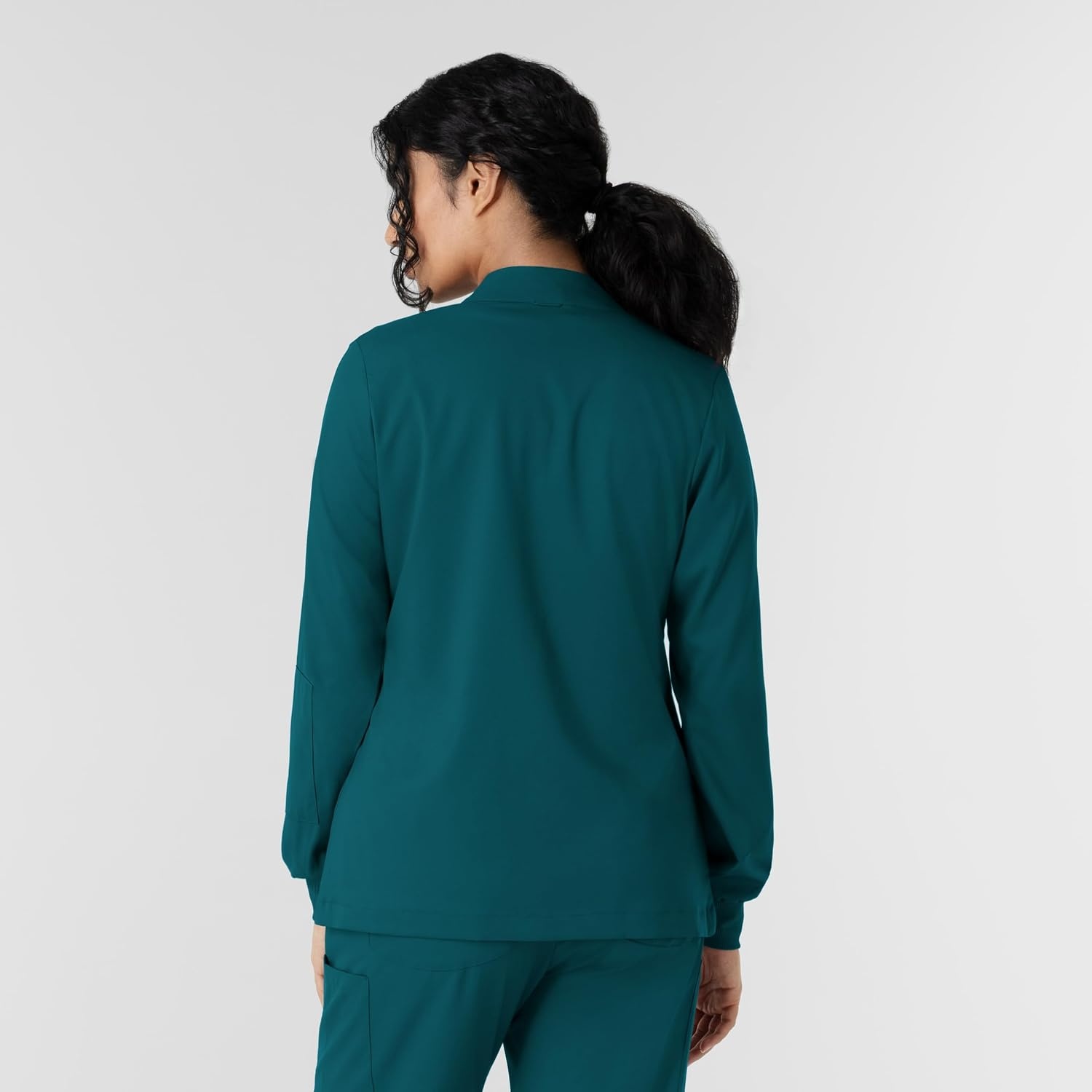 WINK Boundless Women’s Warm Up Scrub Jacket(Caribbean)