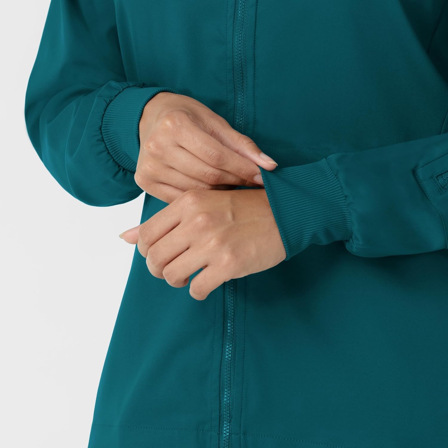 WINK Boundless Women’s Warm Up Scrub Jacket(Caribbean)