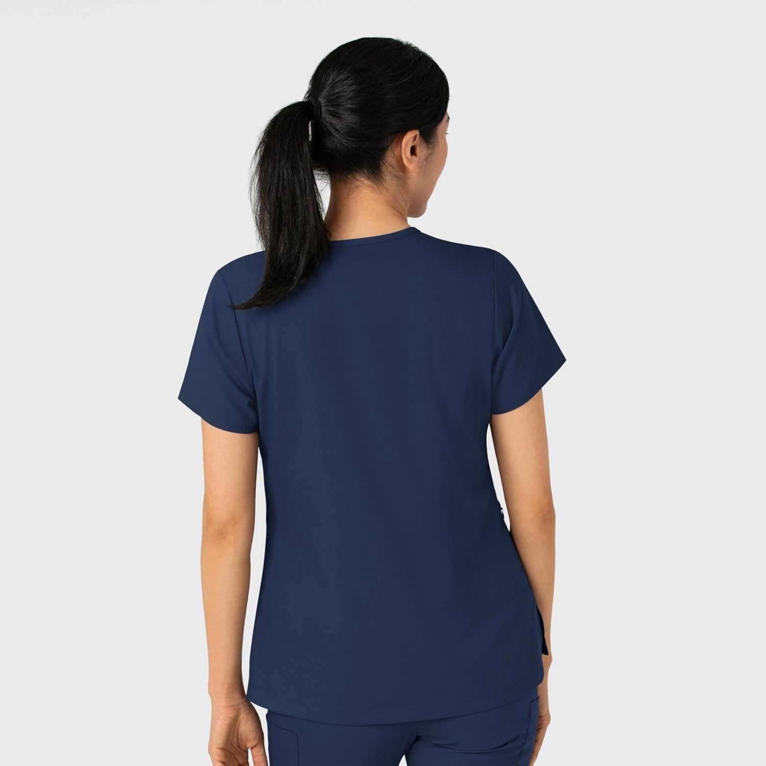Wink Boundless Women’s Tuck-in Scrub Top(Navy)