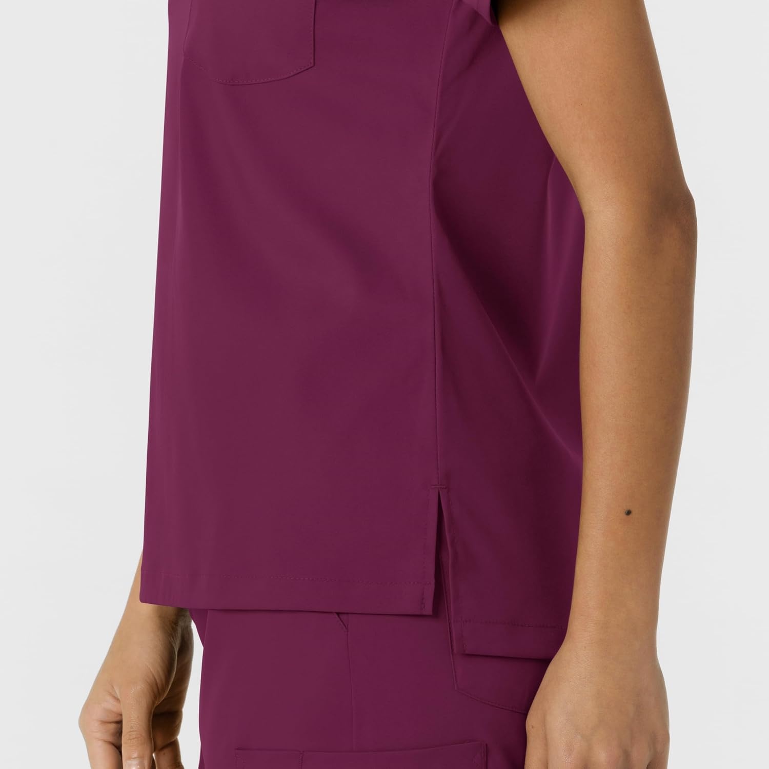Wink Boundless Women’s Classic Scrub Tee(Wine)