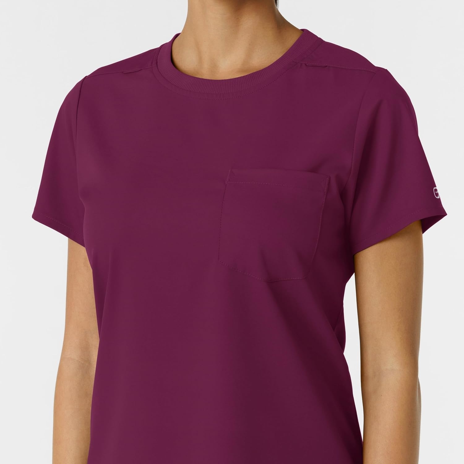 Wink Boundless Women’s Classic Scrub Tee(Wine)