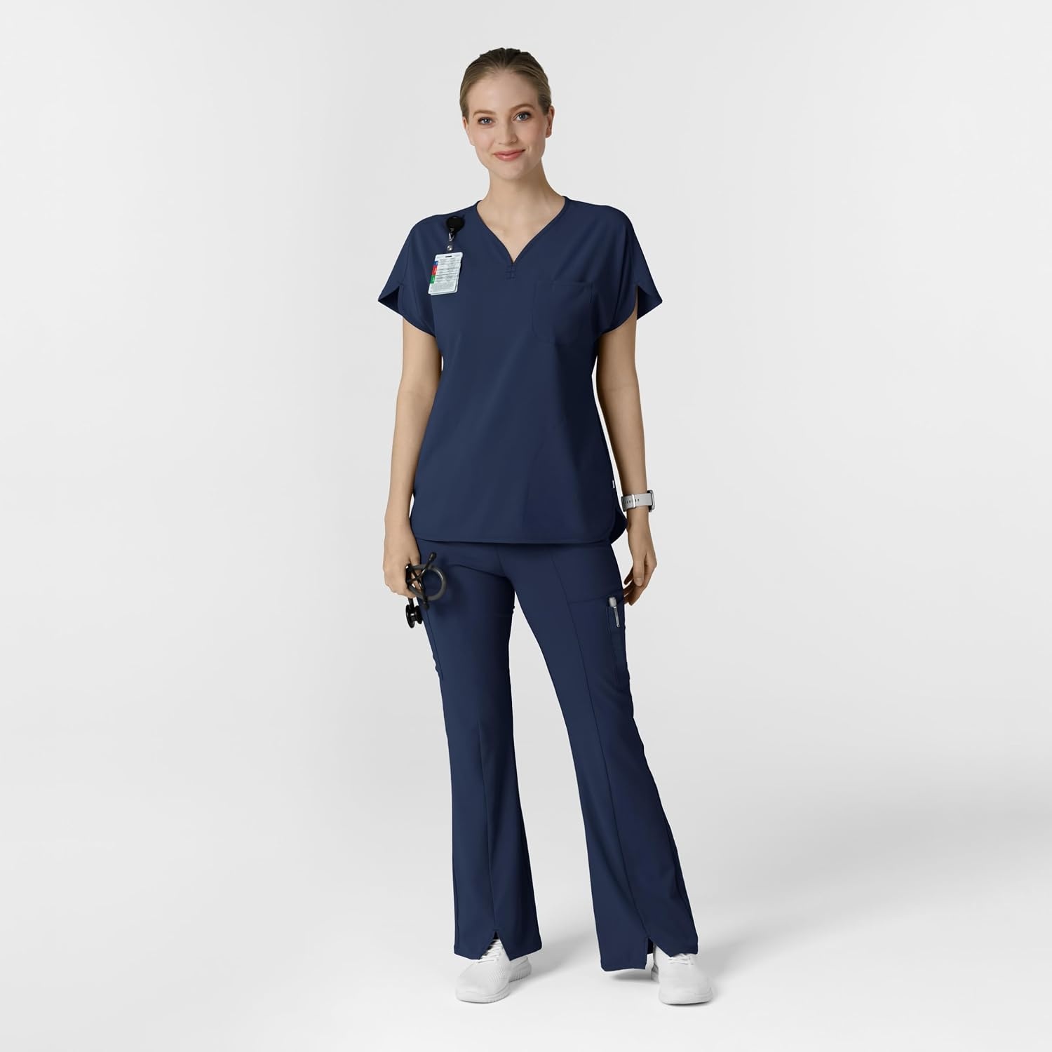 Wink Renew Women’s Dolman Scrub Top(Navy)
