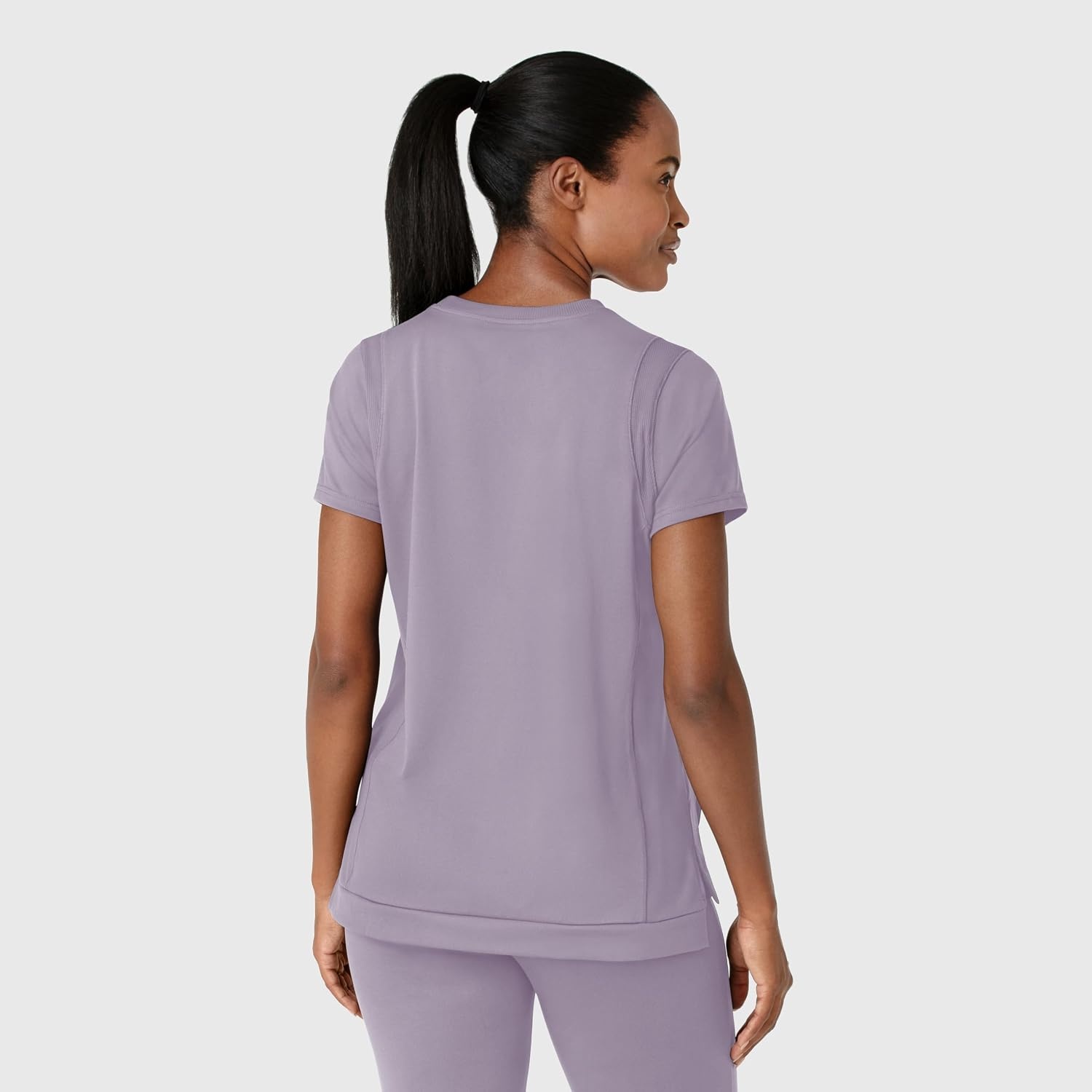 Wink Renew Women’s Flex-n-Reach Crew Neck Scrub Top(Wisteria)