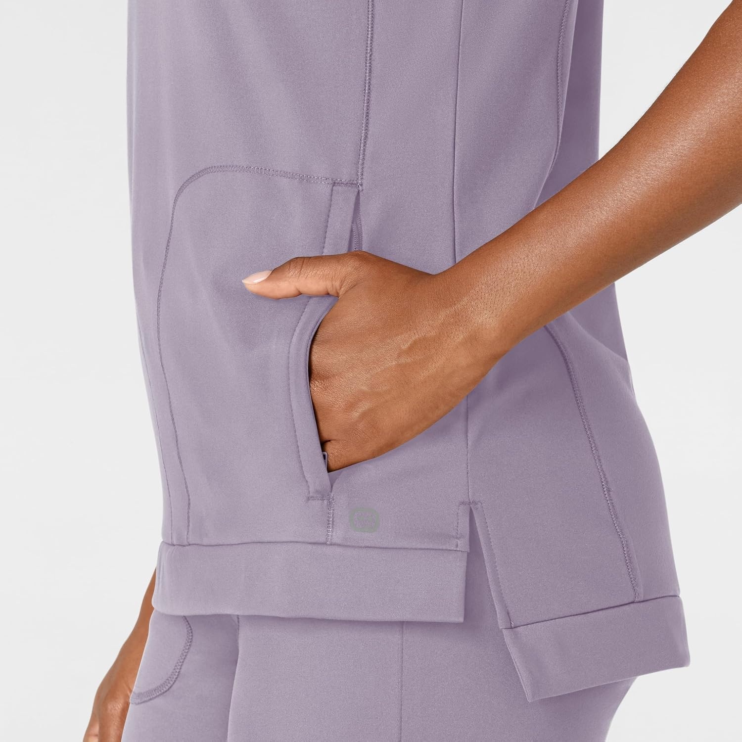 Wink Renew Women’s Flex-n-Reach Crew Neck Scrub Top(Wisteria)