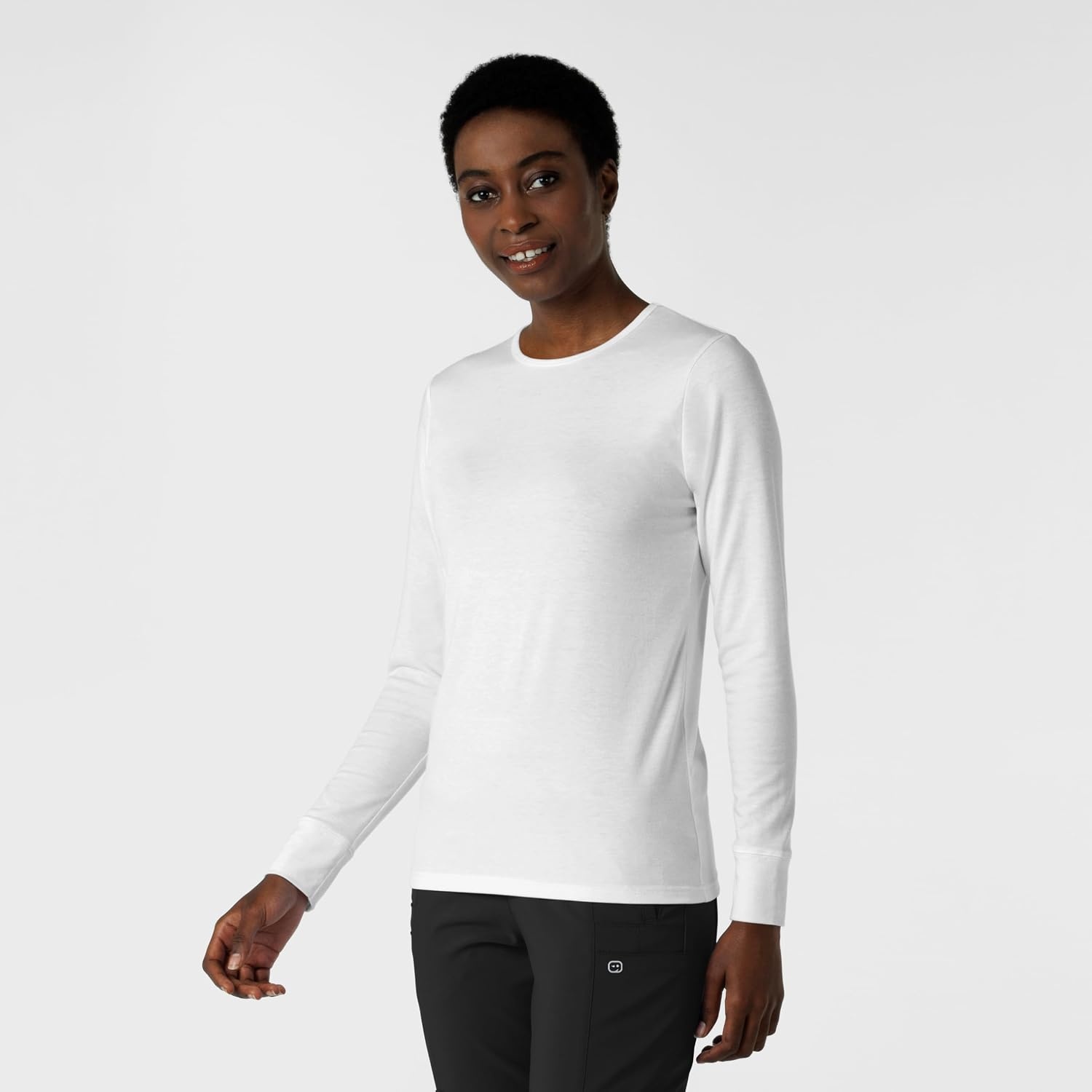 Wink Layers Women’s 3-Pack Essential Layer Long Sleeve(White)