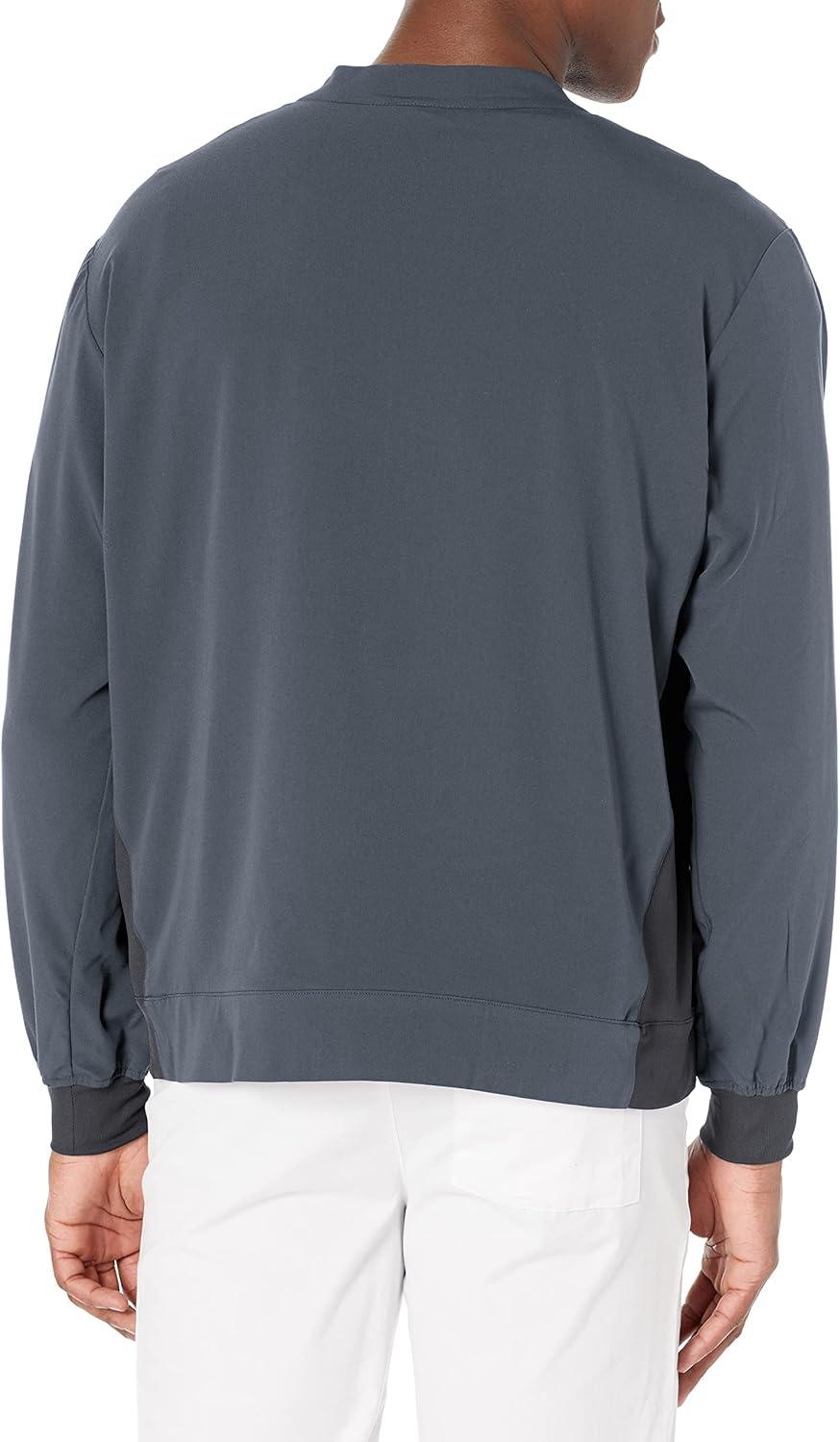 WonderWink Mens Zip Bomber Jacket(Pewter)