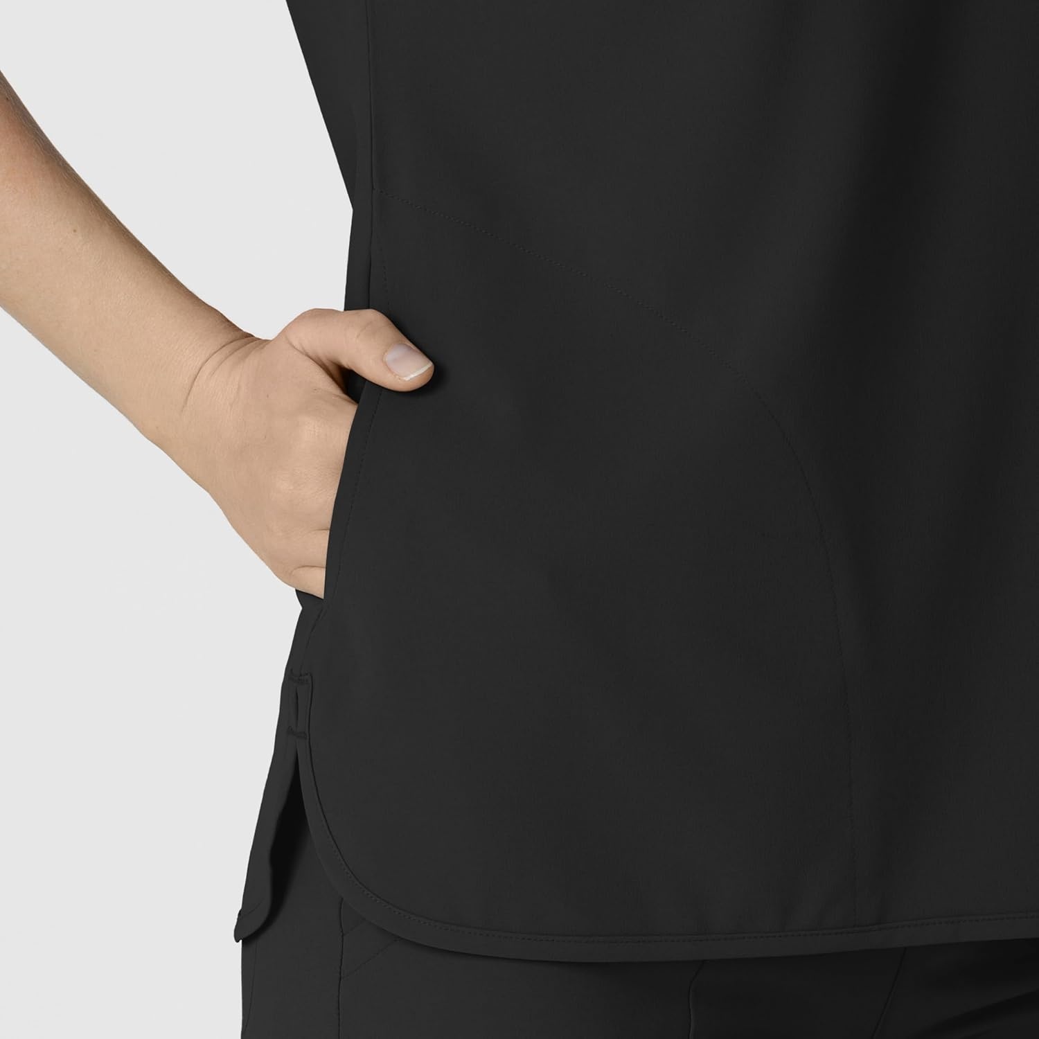 Wink Renew Women’s Dolman Scrub Top(Black)