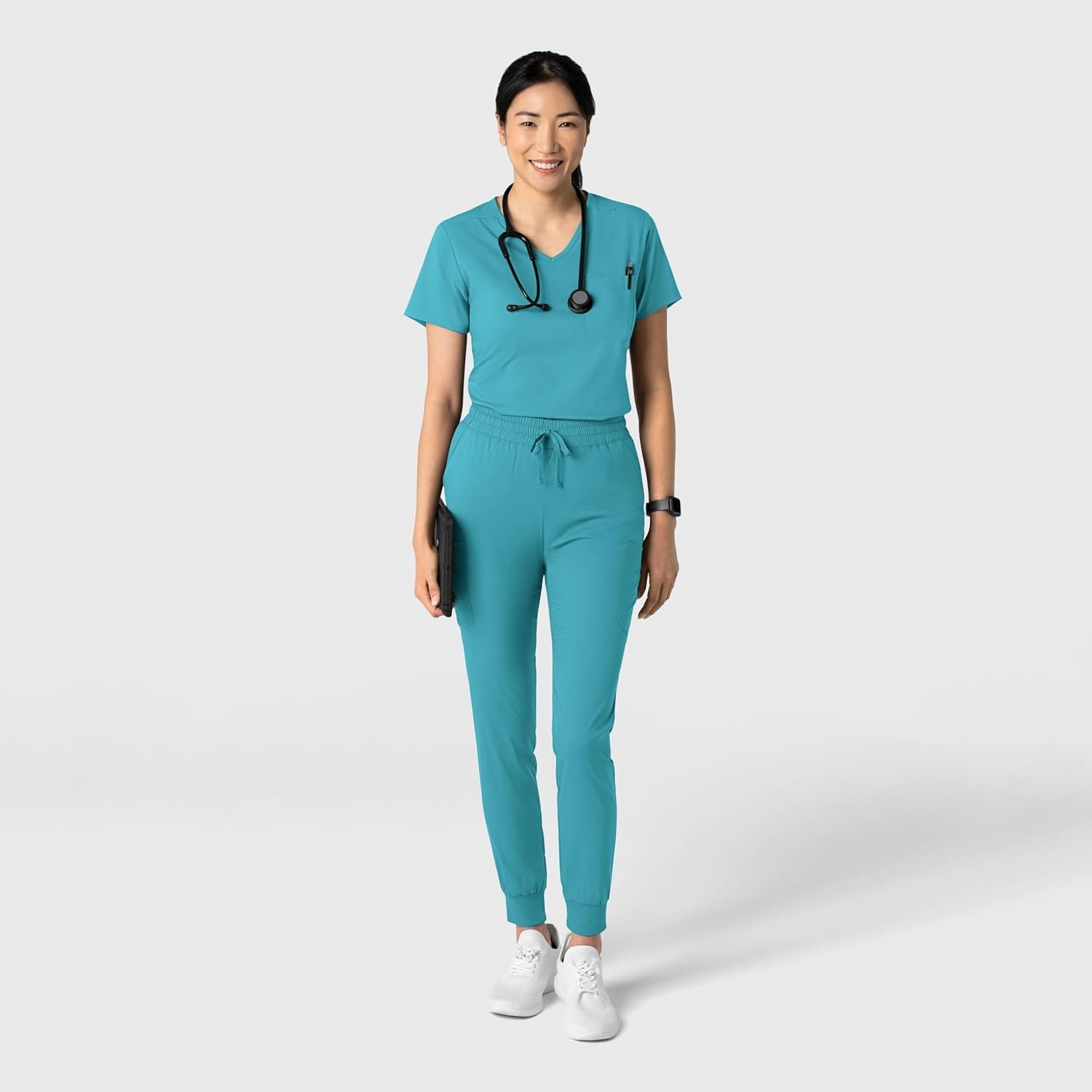 Wink Boundless Women’s Tuck-in Scrub Top(Teal)