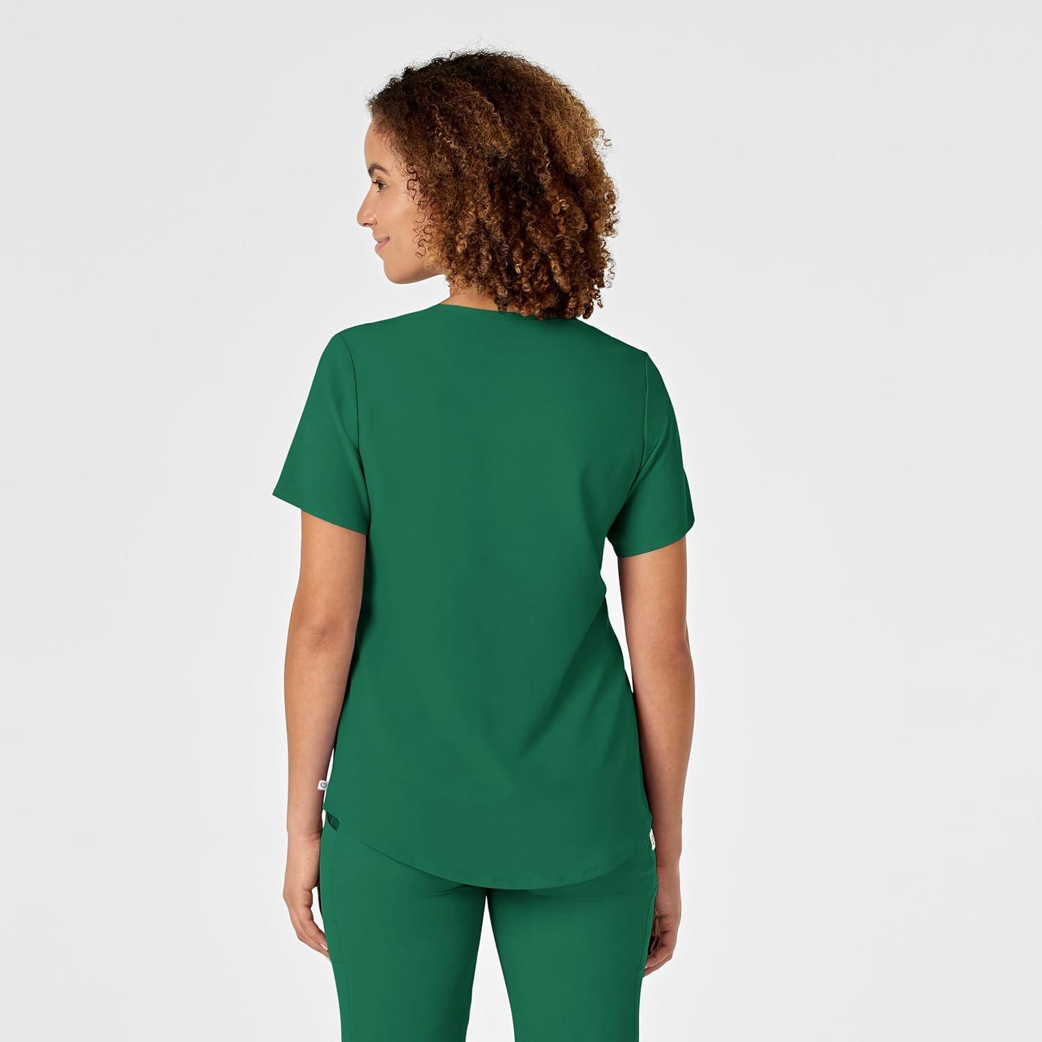 WonderWink Mens Women’s V-Neck Scrub Top(Hunter)