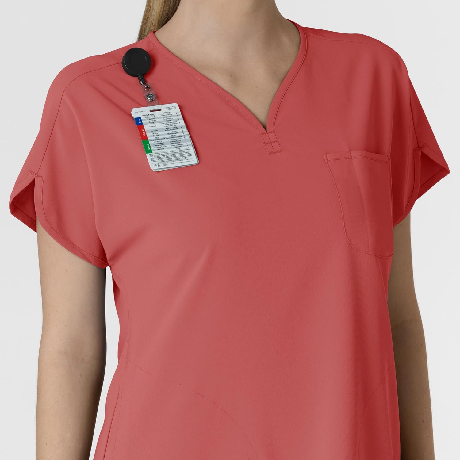 Wink Renew Women’s Dolman Scrub Top(Mineral Red)