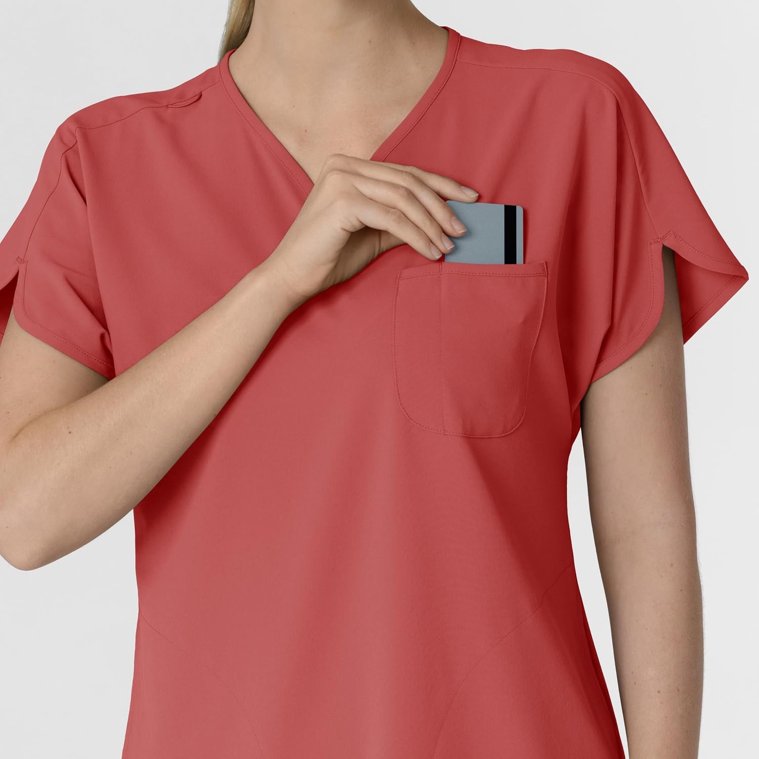 Wink Renew Women’s Dolman Scrub Top(Mineral Red)
