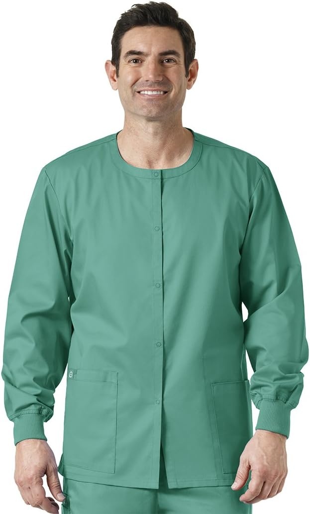 Wink Unisex Adult Snap Front Jacket(Surgical Green)