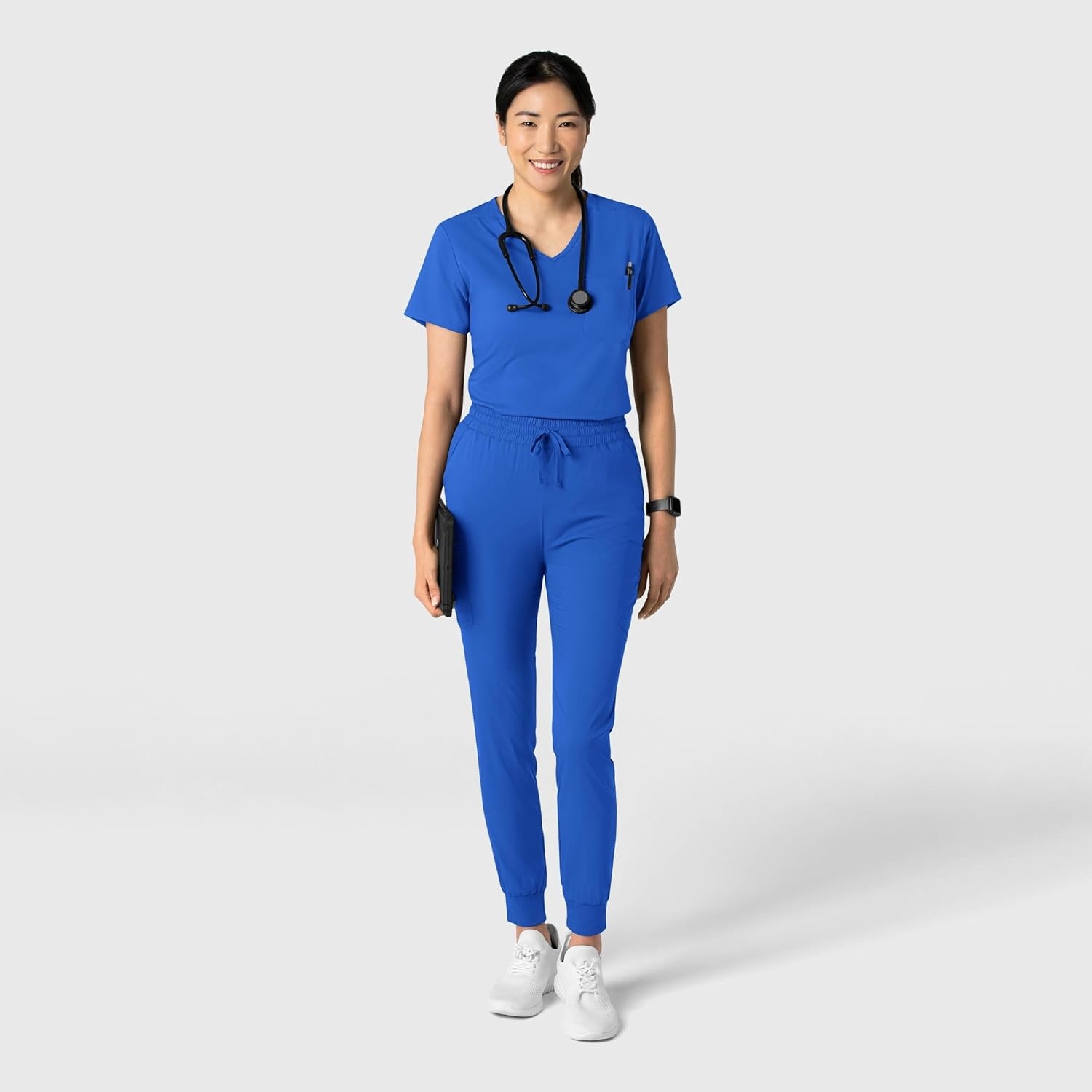Wink Boundless Women’s Tuck-in Scrub Top(Royal)