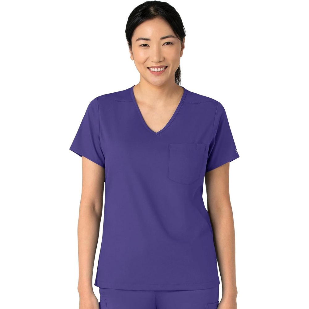 Wink Boundless Women’s Tuck-in Scrub Top(Grape)