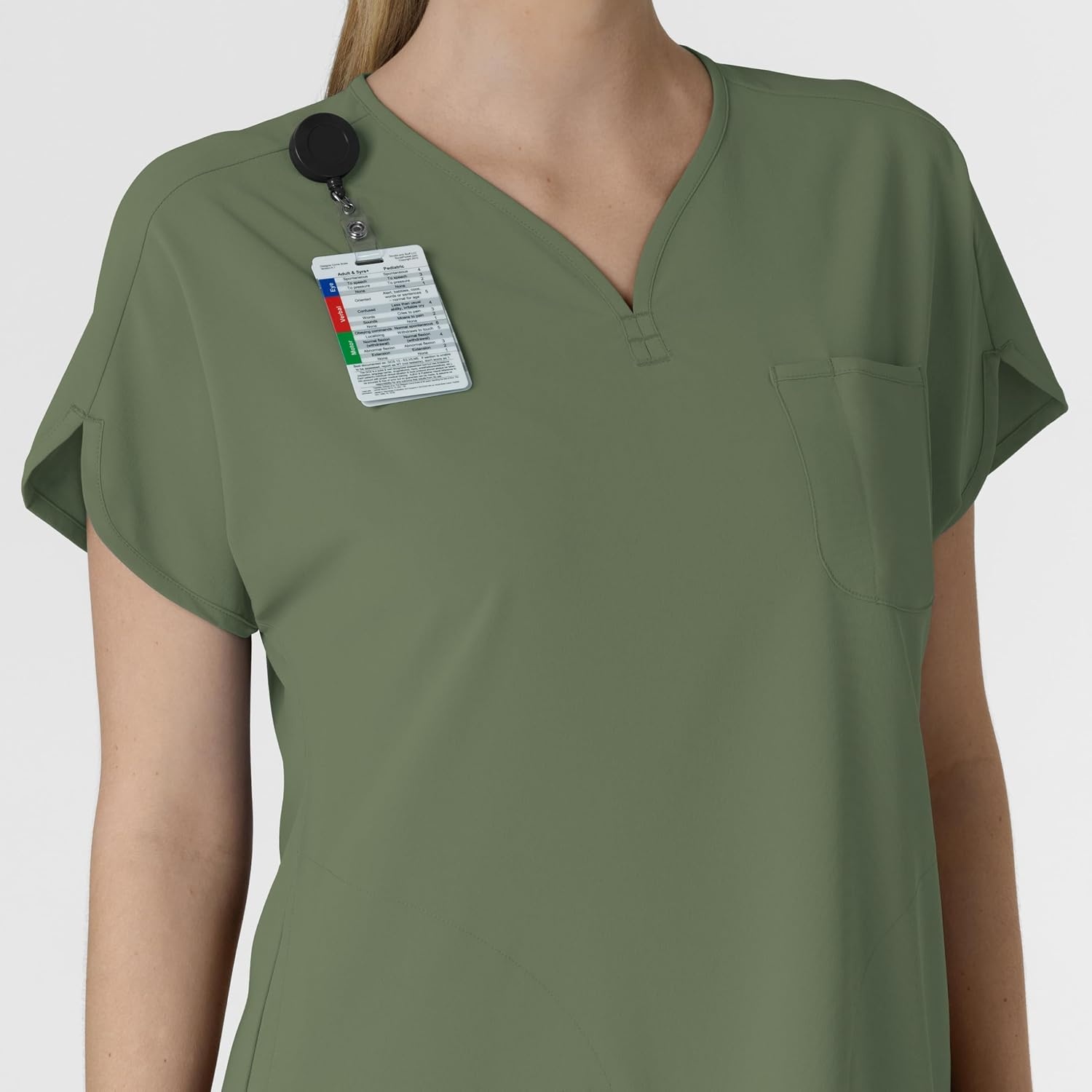 Wink Renew Women’s Dolman Scrub Top(Olive)