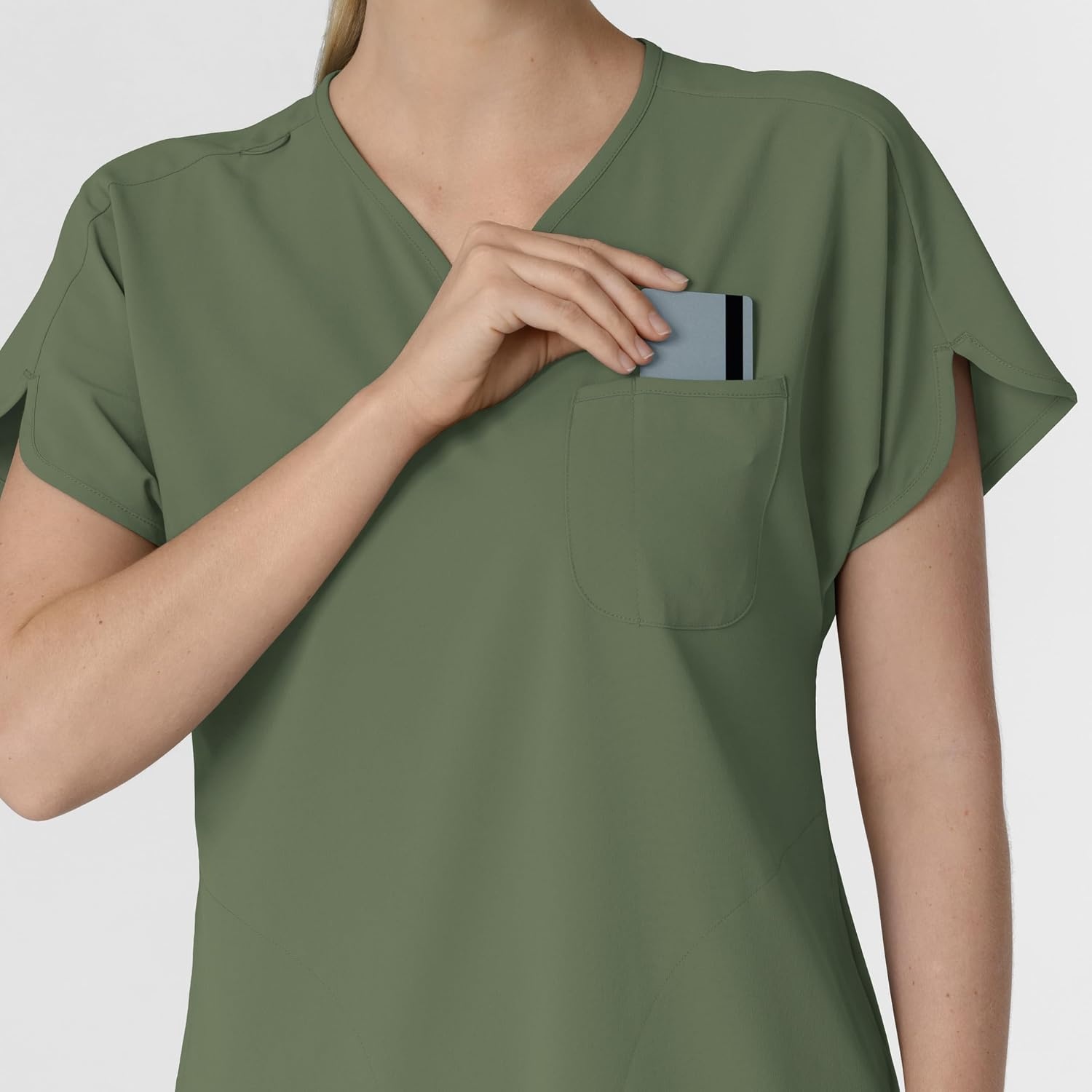 Wink Renew Women’s Dolman Scrub Top(Olive)